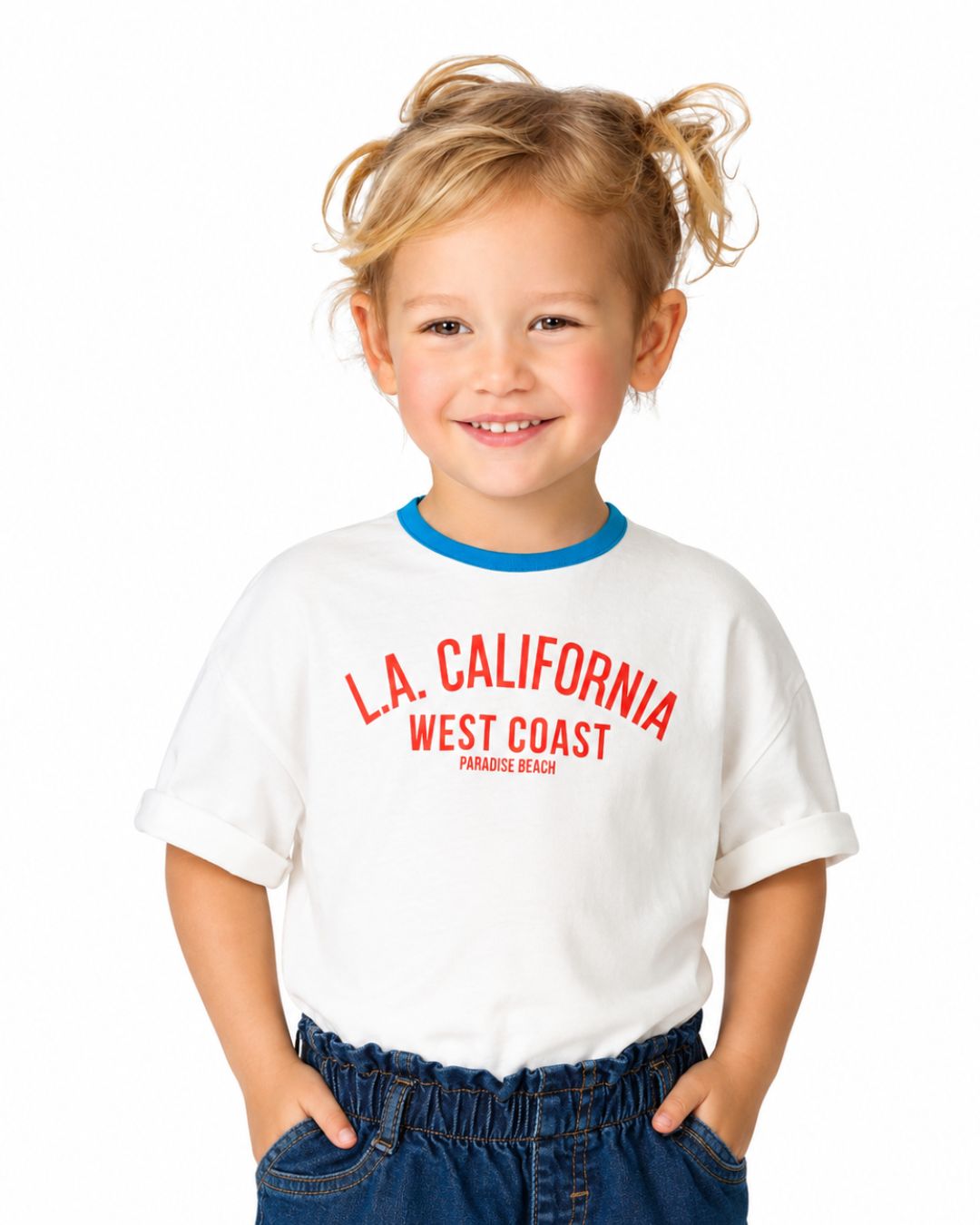 Camiseta crua para bebê