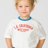 Camiseta de bebé crudo california
