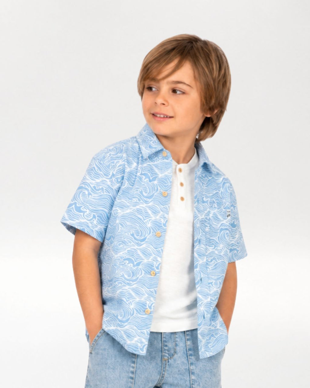Chemise garçon imprimée