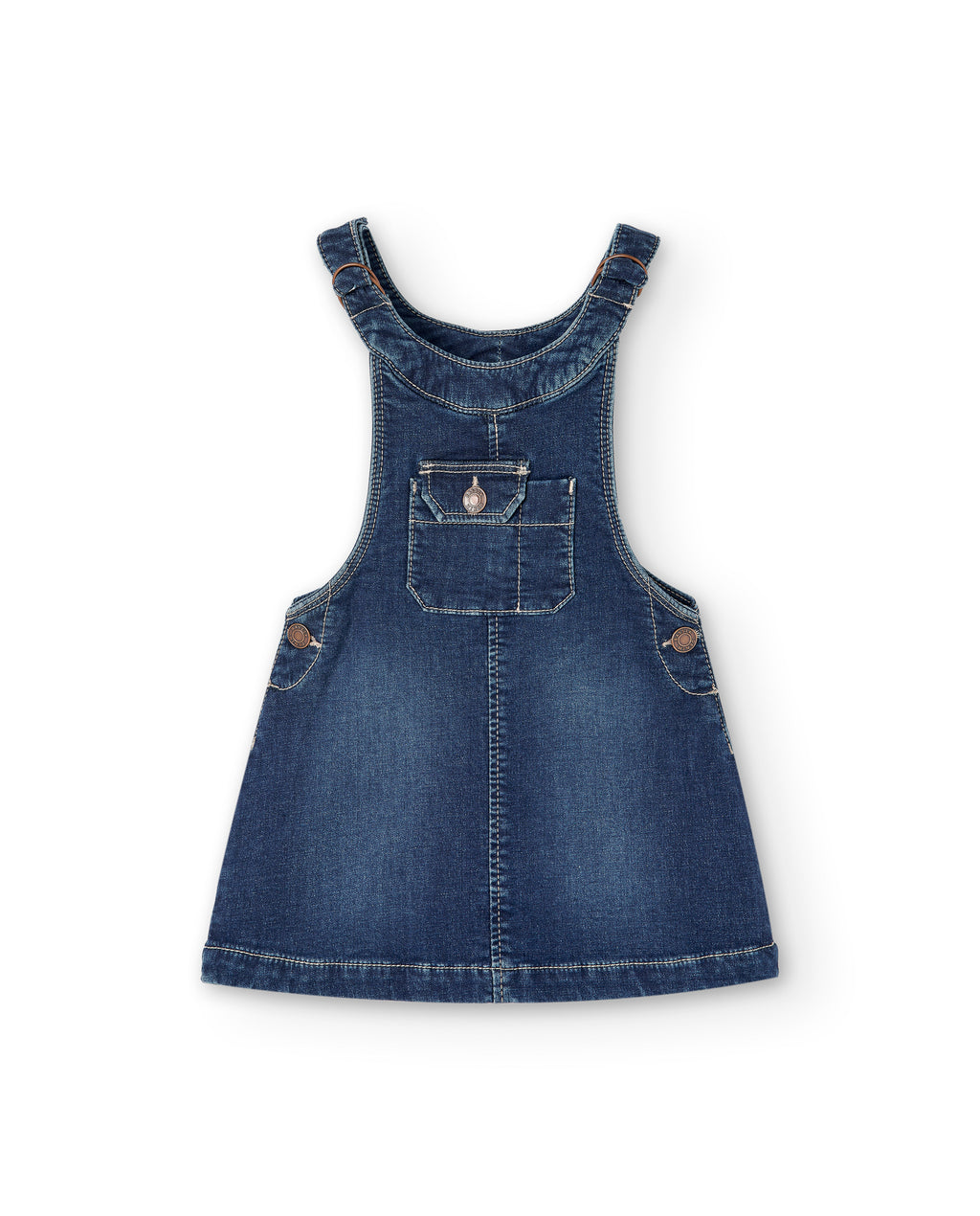 Vestido de bebé niña tejano