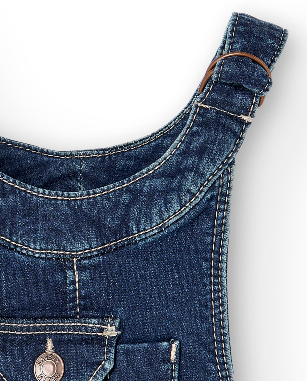 Vestido de bebé niña tejano