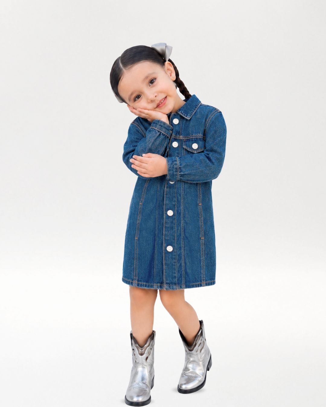 Vestido vaquero niña - 2-3 en Charanga