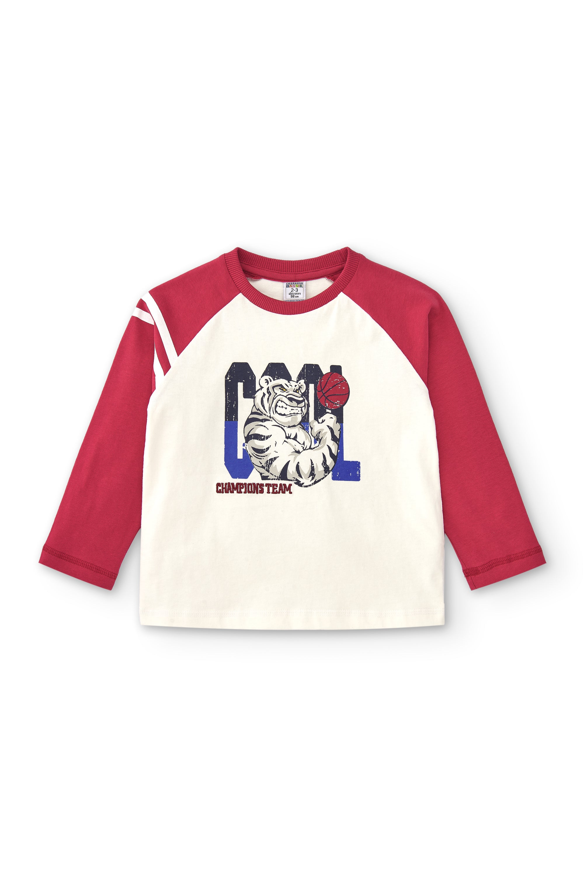 Camiseta de niño rojo Charanga