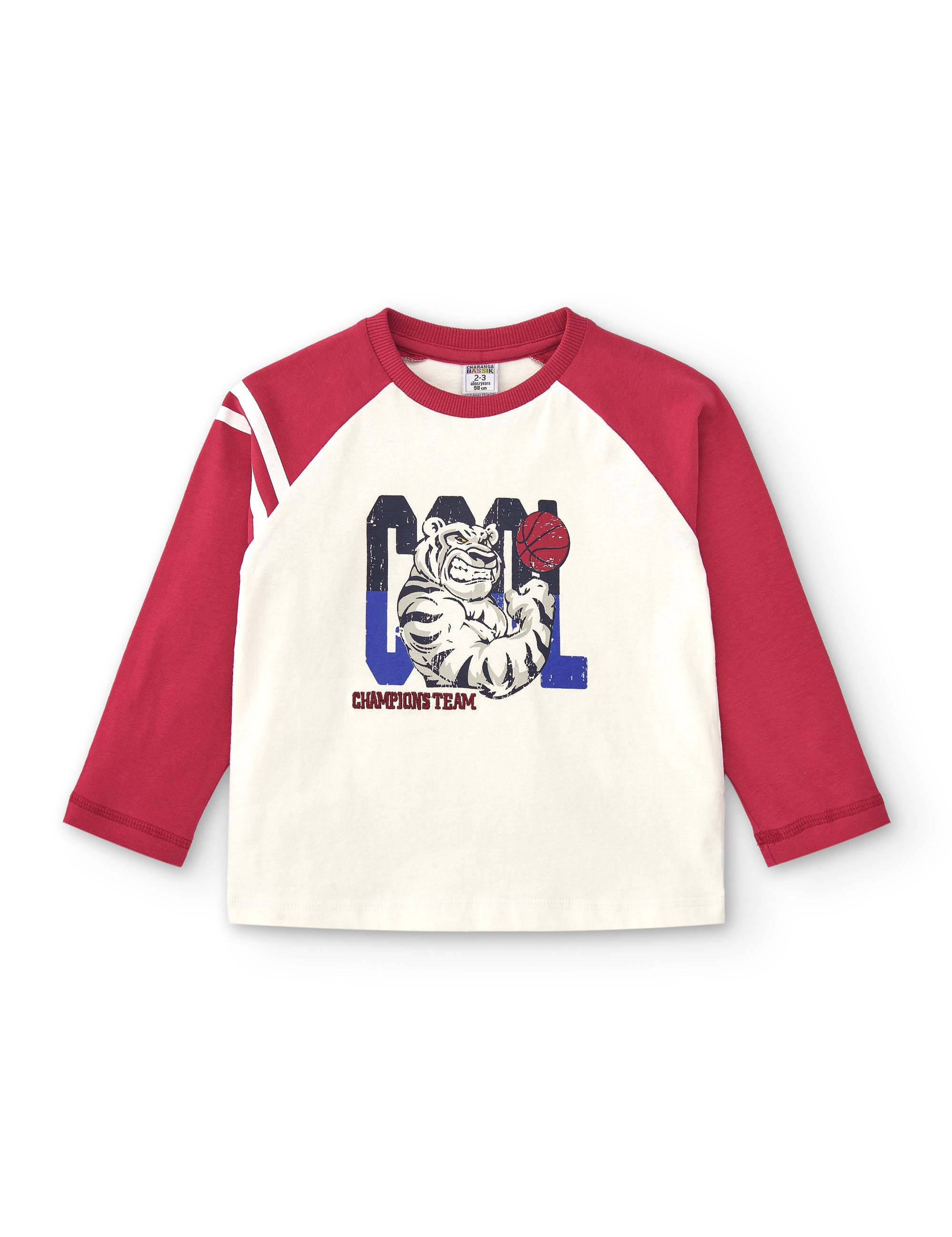 Camiseta de niño rojo