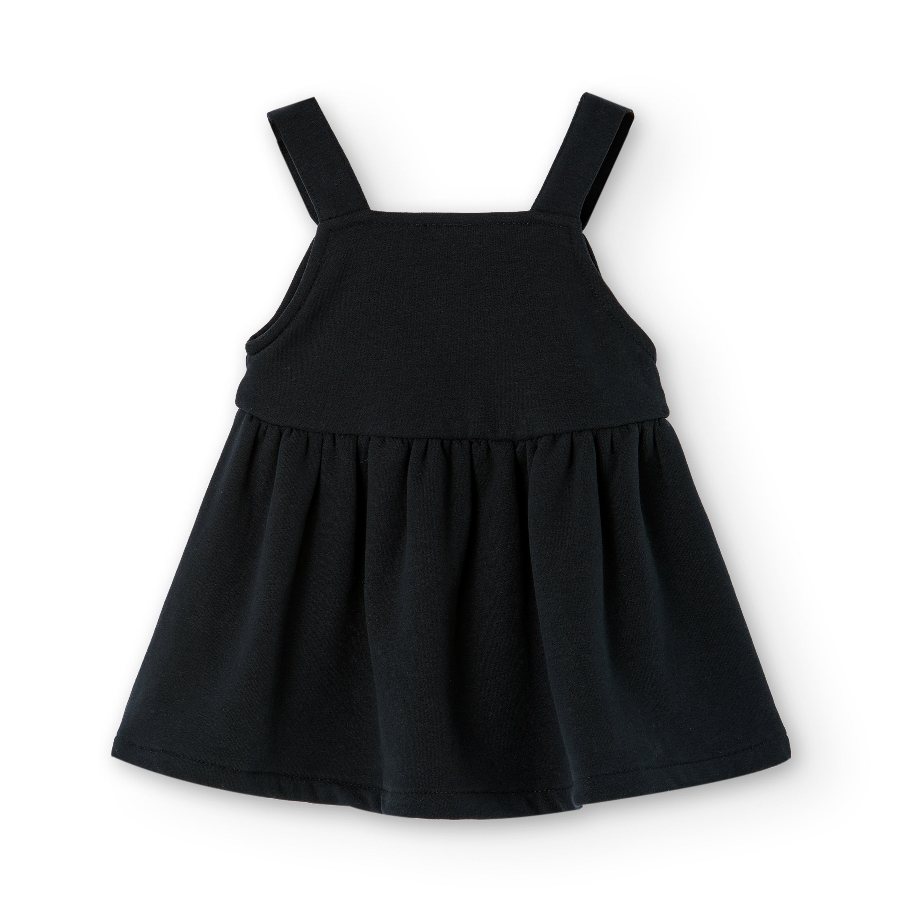 Vestido de bebé negro nudos