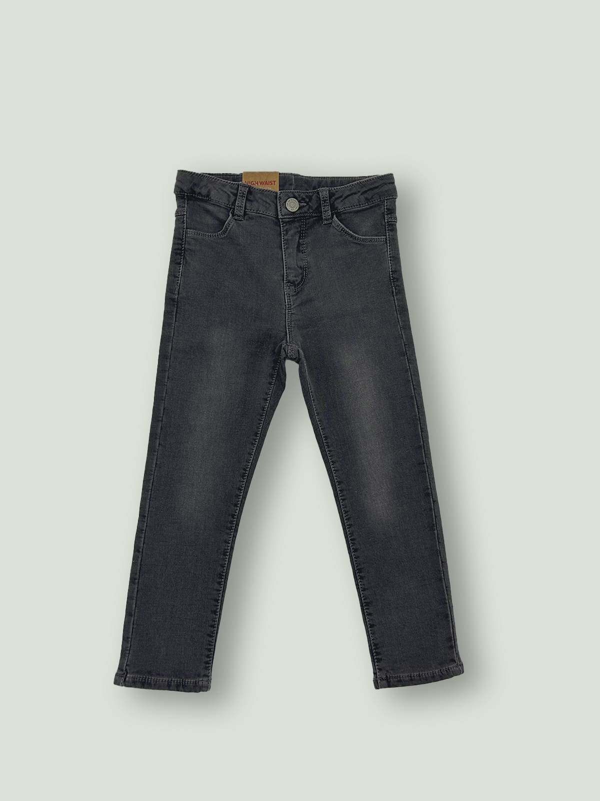 Pantalón vaquero gris oscuro niña