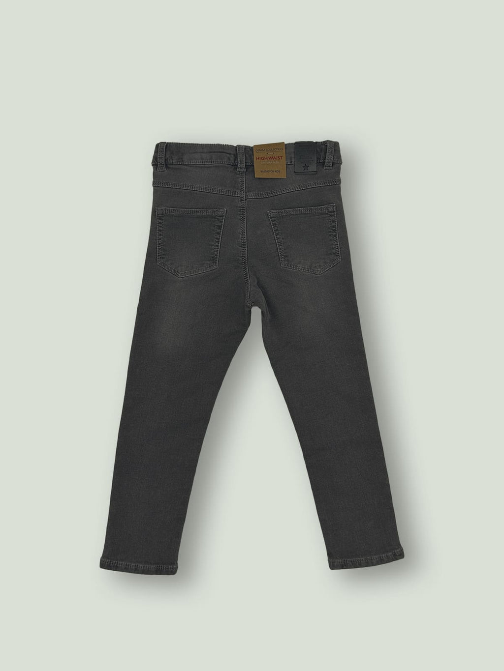 Pantalón vaquero gris oscuro niña