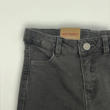 Pantalón vaquero gris oscuro niña