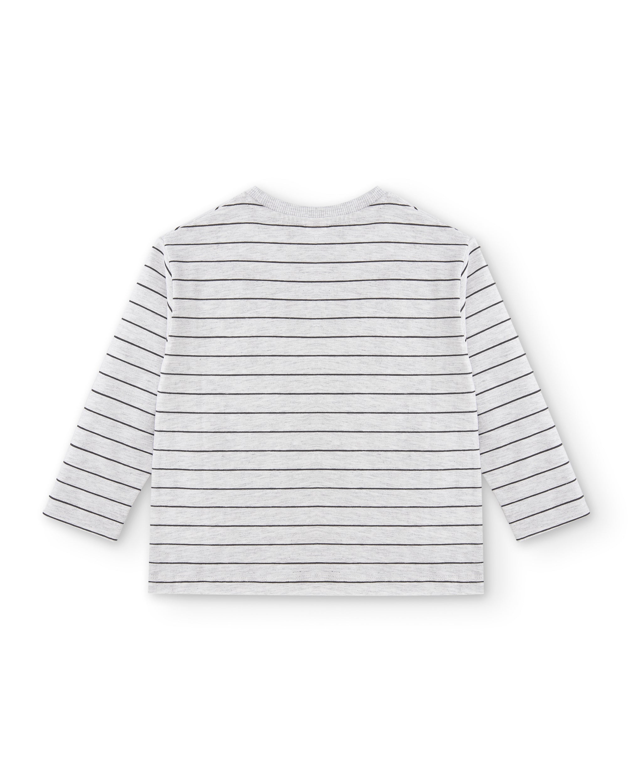 Camiseta manga larga de niño a rayas momia