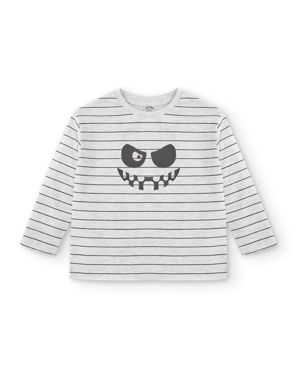 Camiseta manga larga de niño a rayas momia