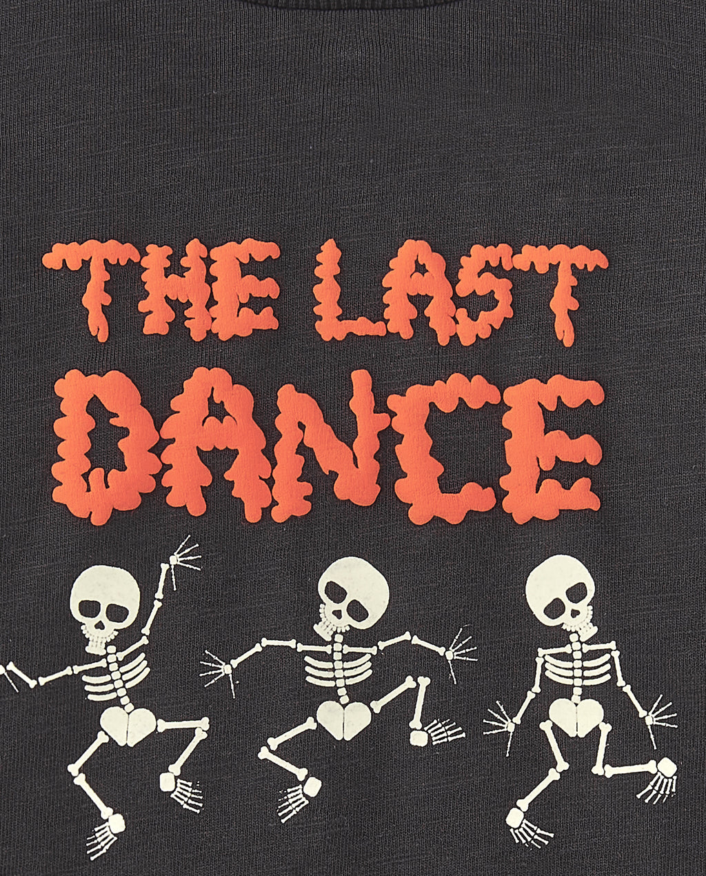 Anthracite skeleton boy's t-shirt