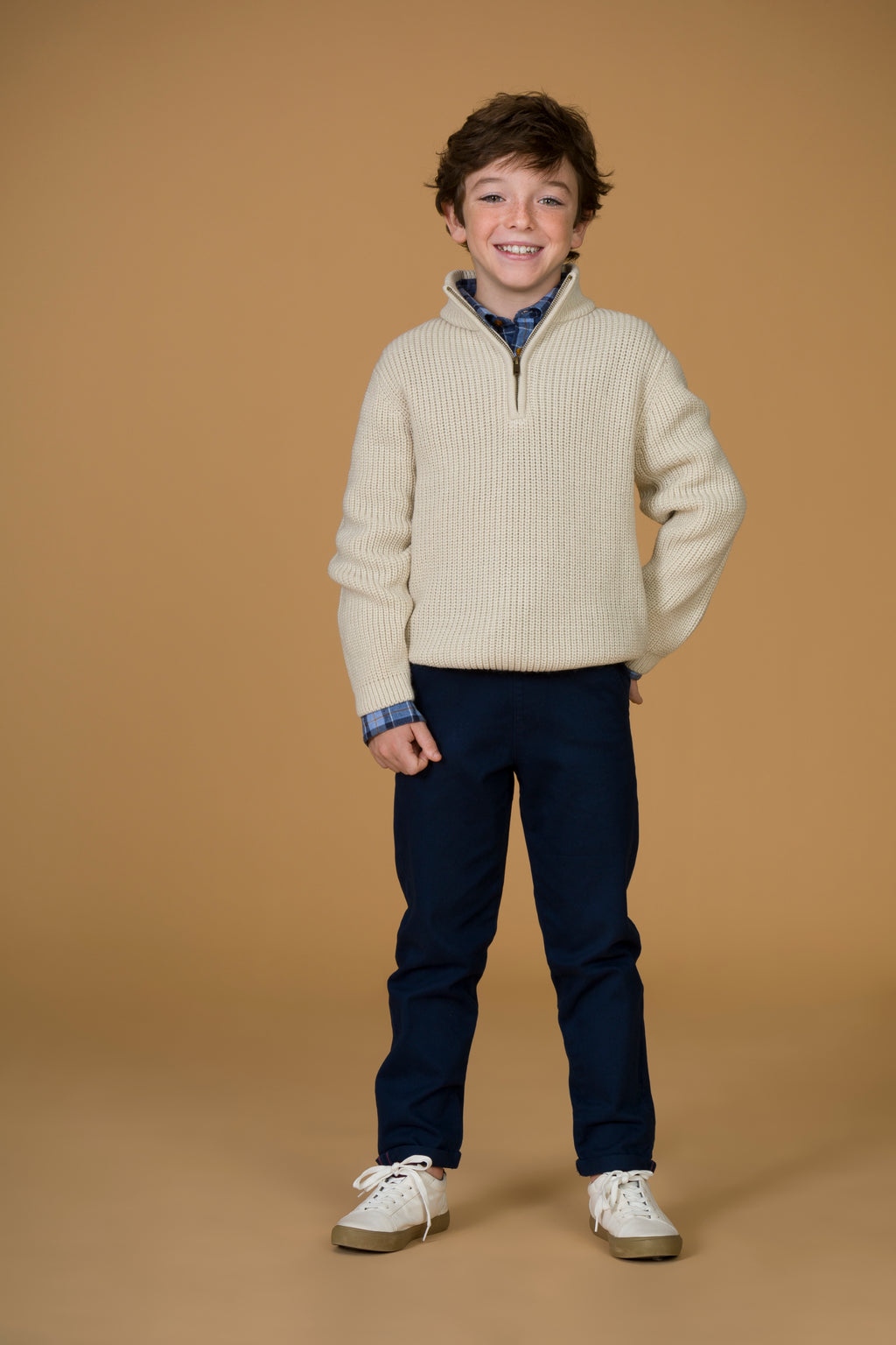 Pantalón jogger niño azul marino