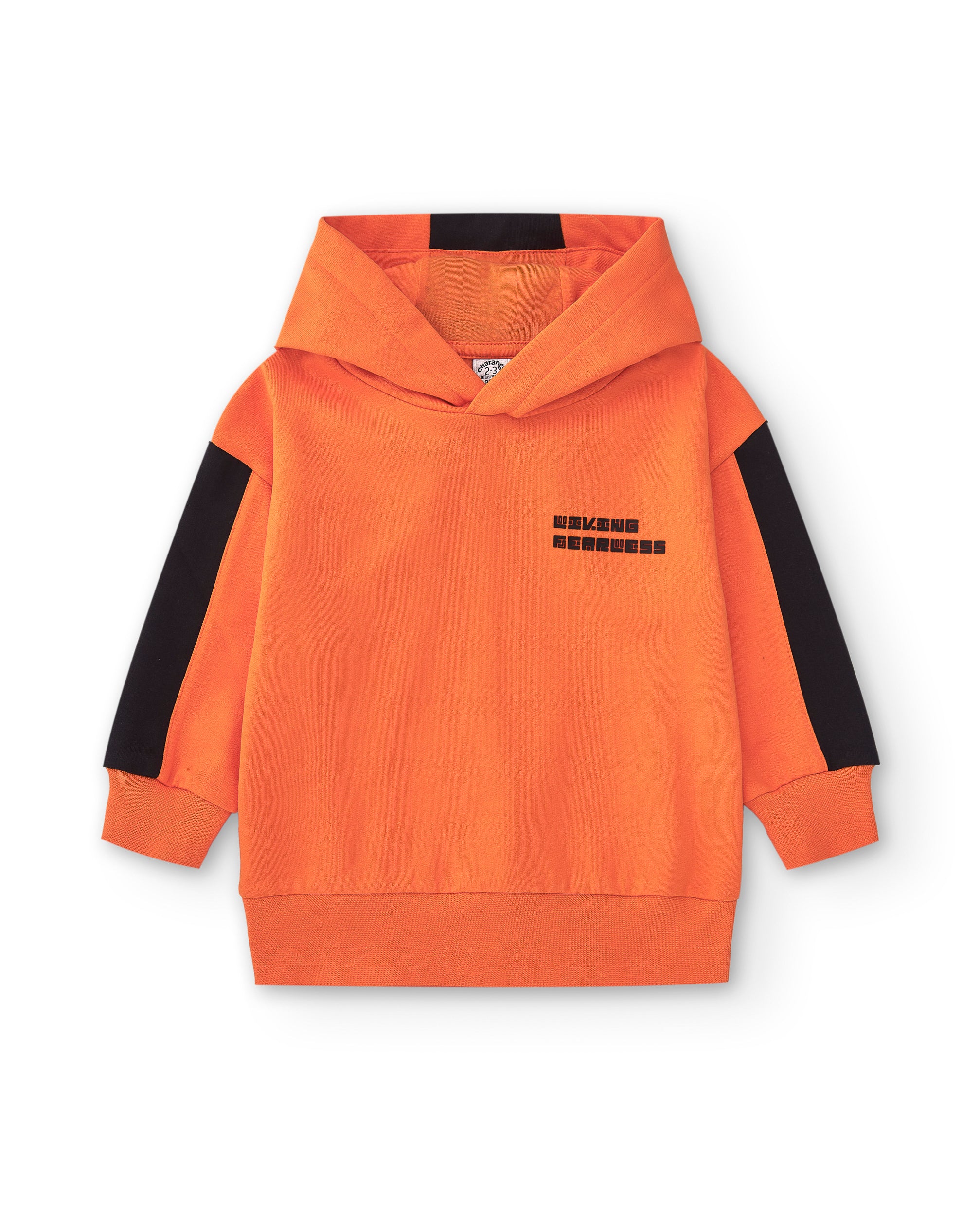 Sudadera cerrada de niño naranja Tokyo