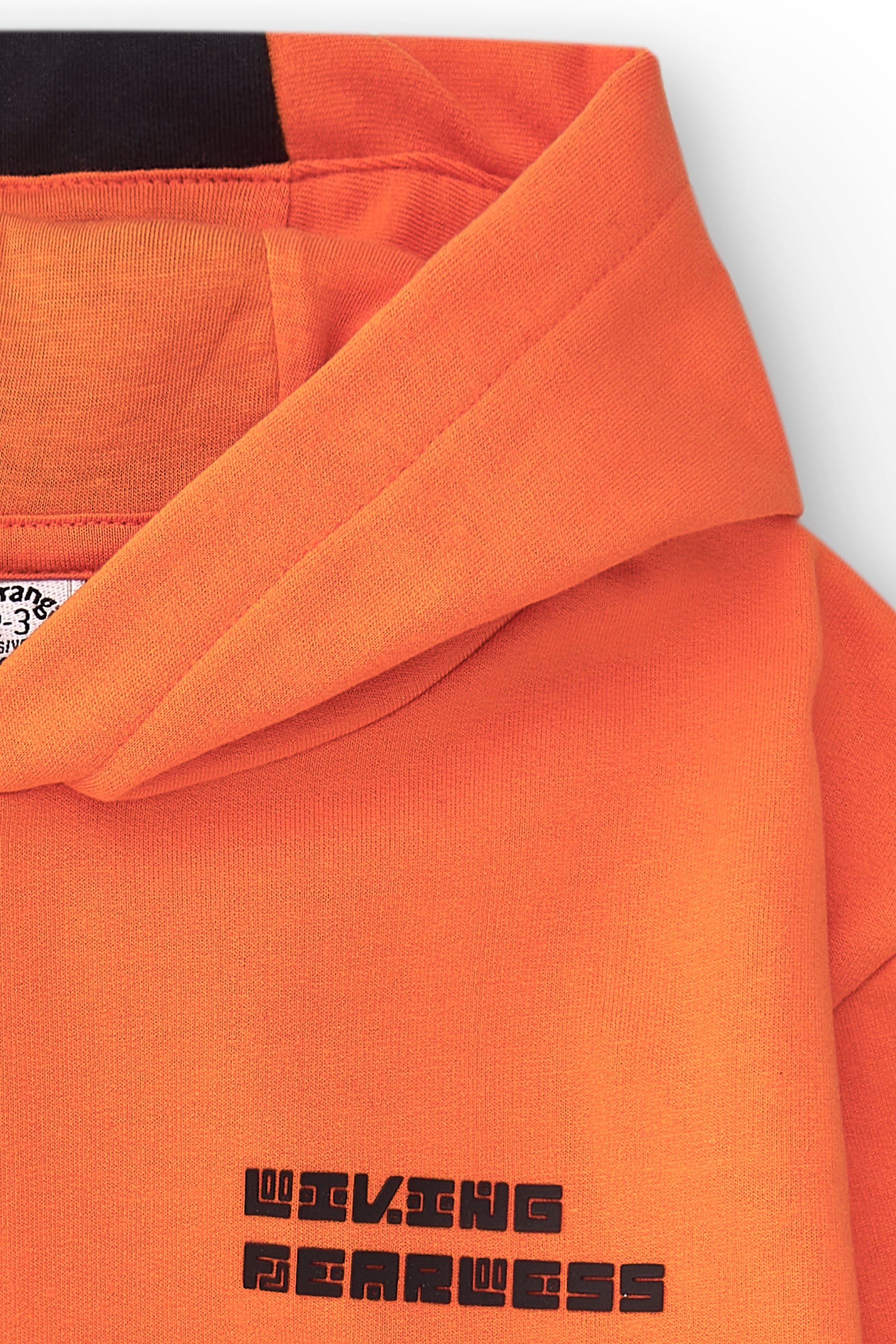 Sudadera cerrada de niño naranja Tokyo