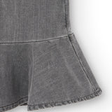 Vestido pichi denim en gris