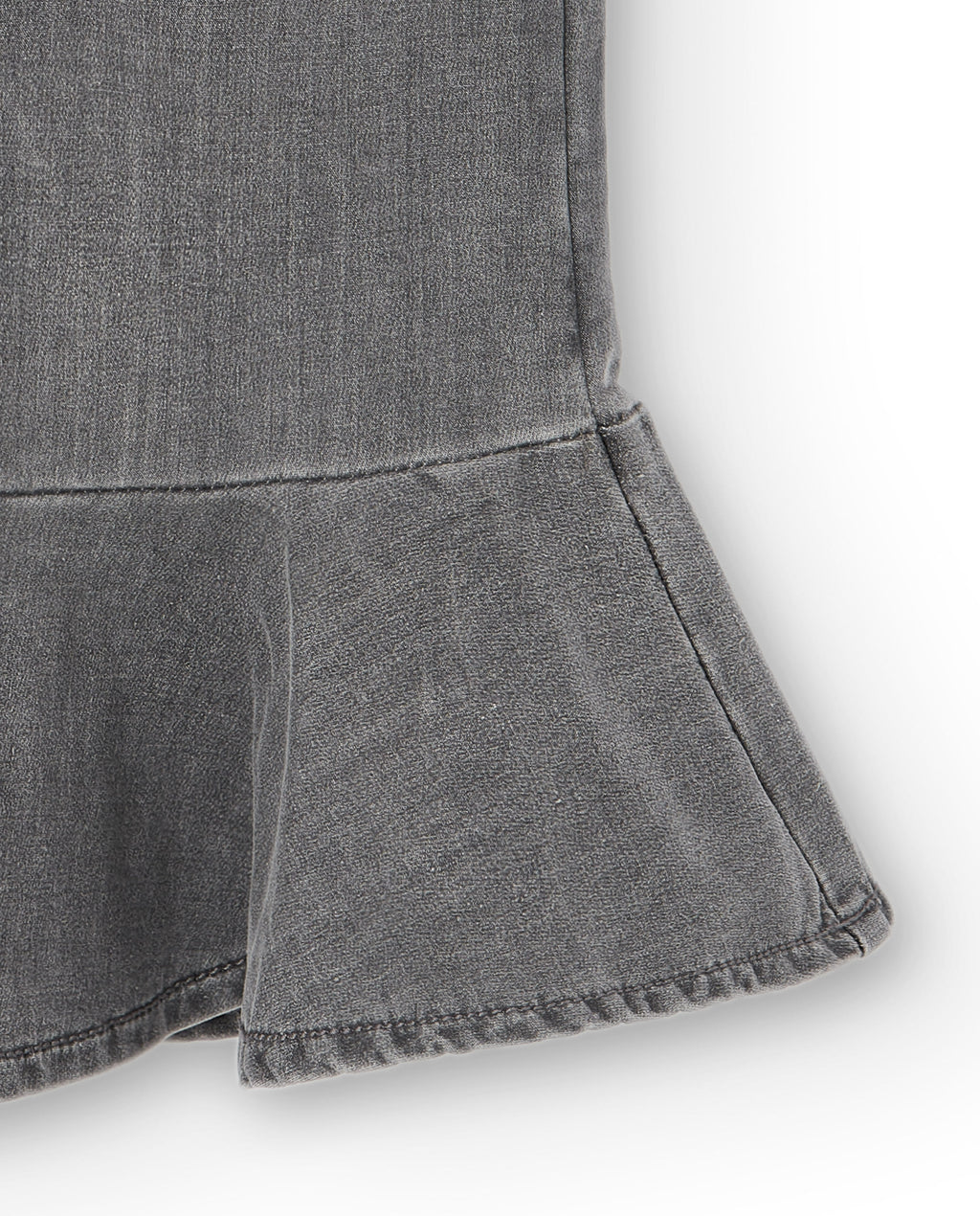 Vestido pichi denim en gris