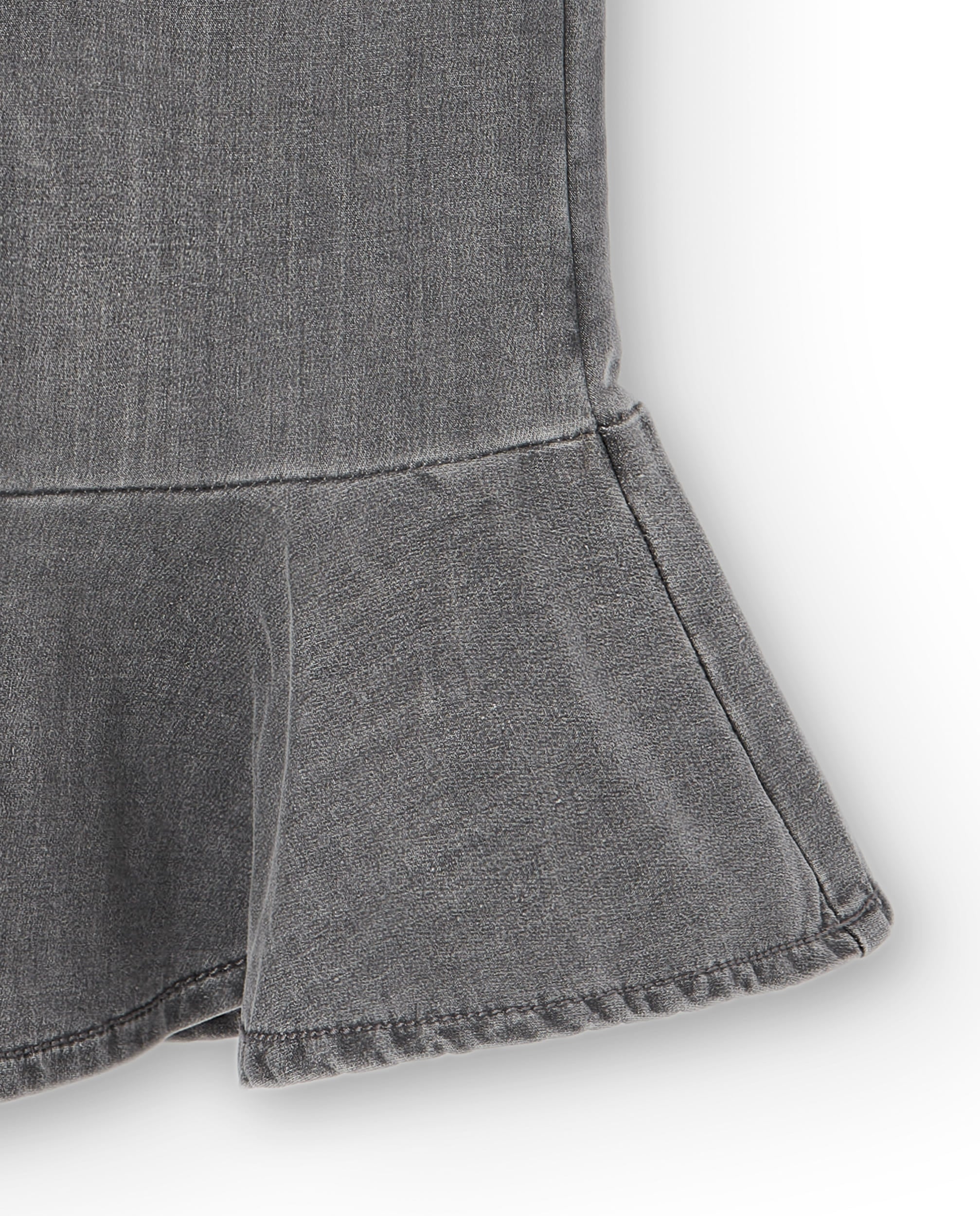 Vestido pichi denim en gris