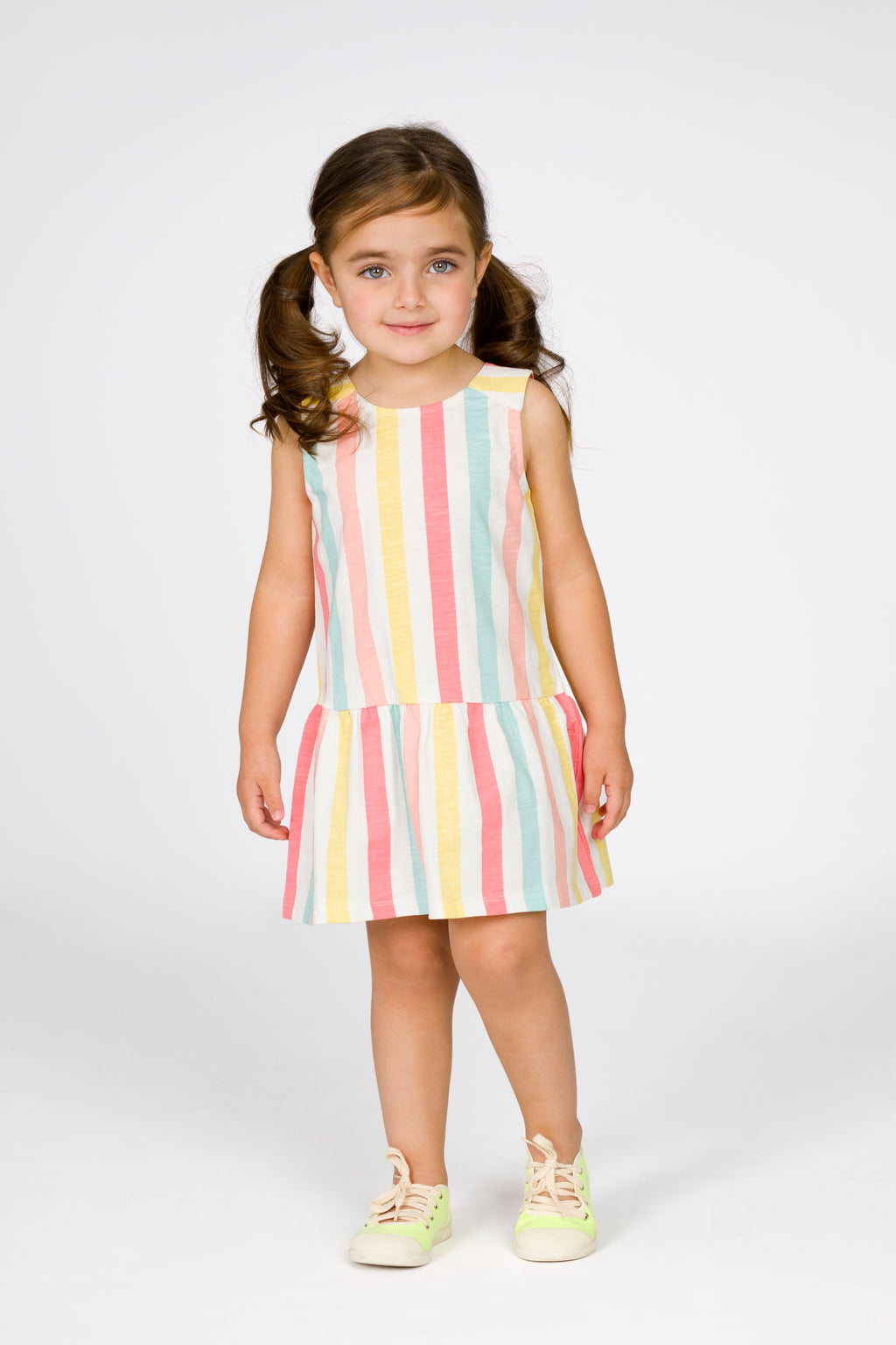 Vestido de bebé listado VERANO/Charanga