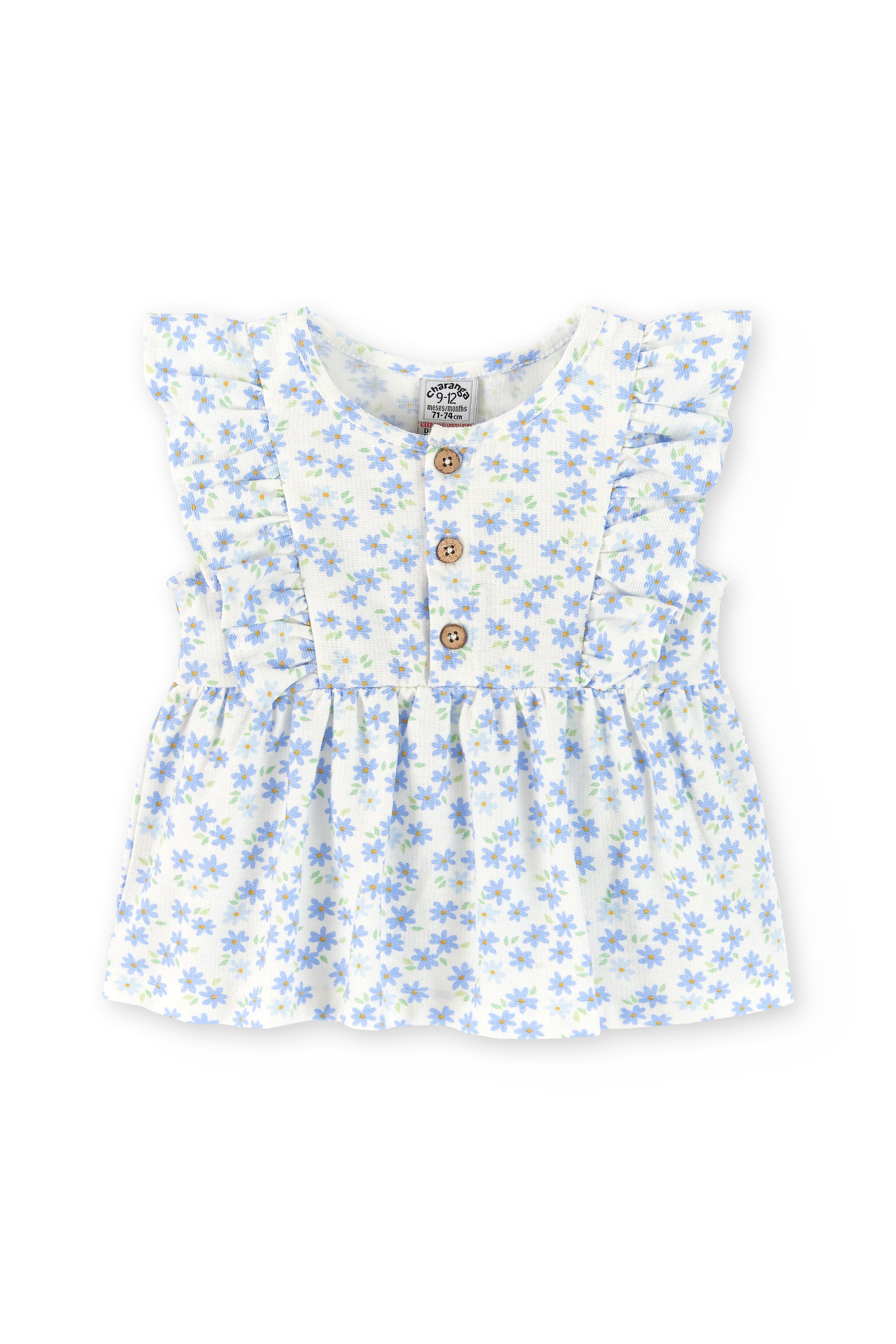 Blusa de bebé estampado floral VERANO/Charanga