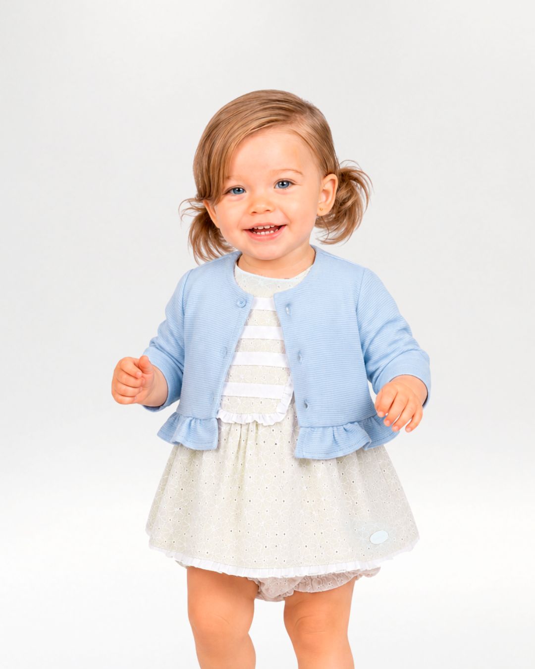 Blue baby cardigan