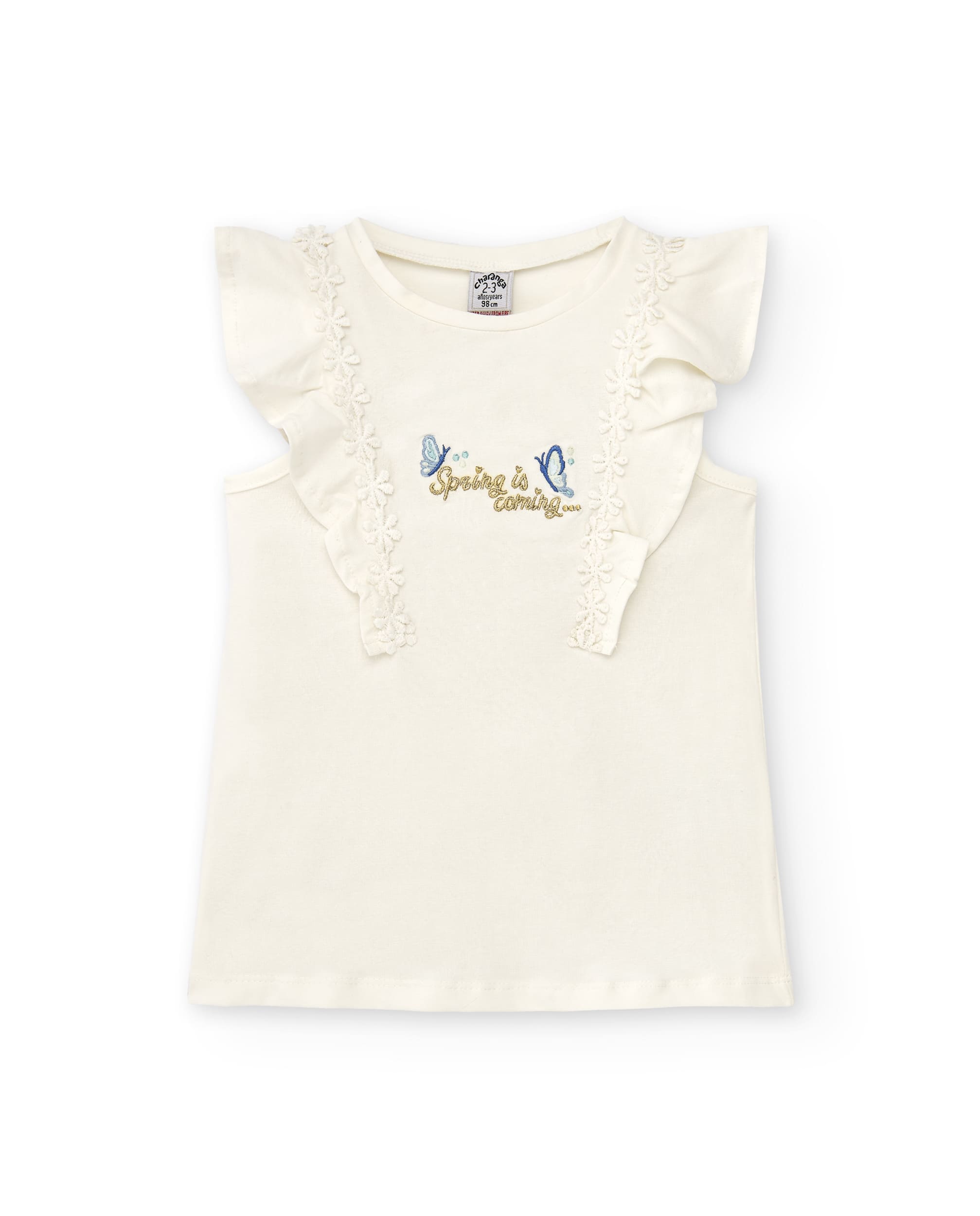T-shirt fille brut