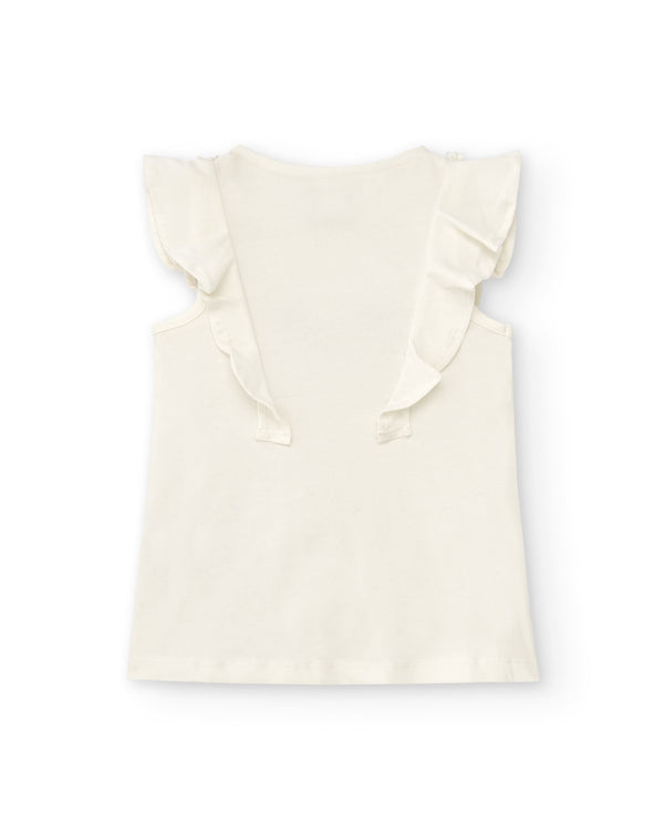 T-shirt fille brut