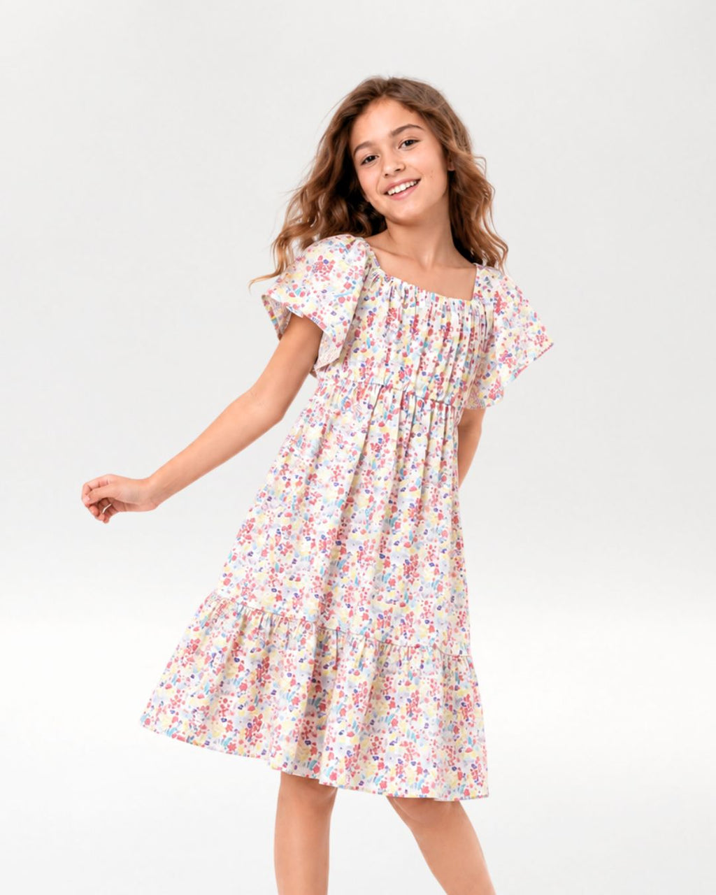 Robe fille imprimée