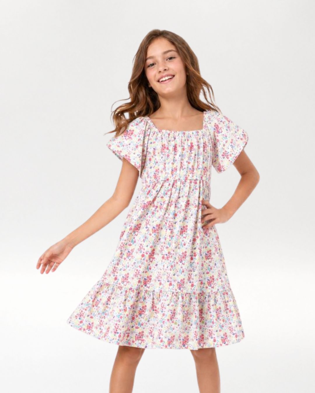 Robe fille imprimée