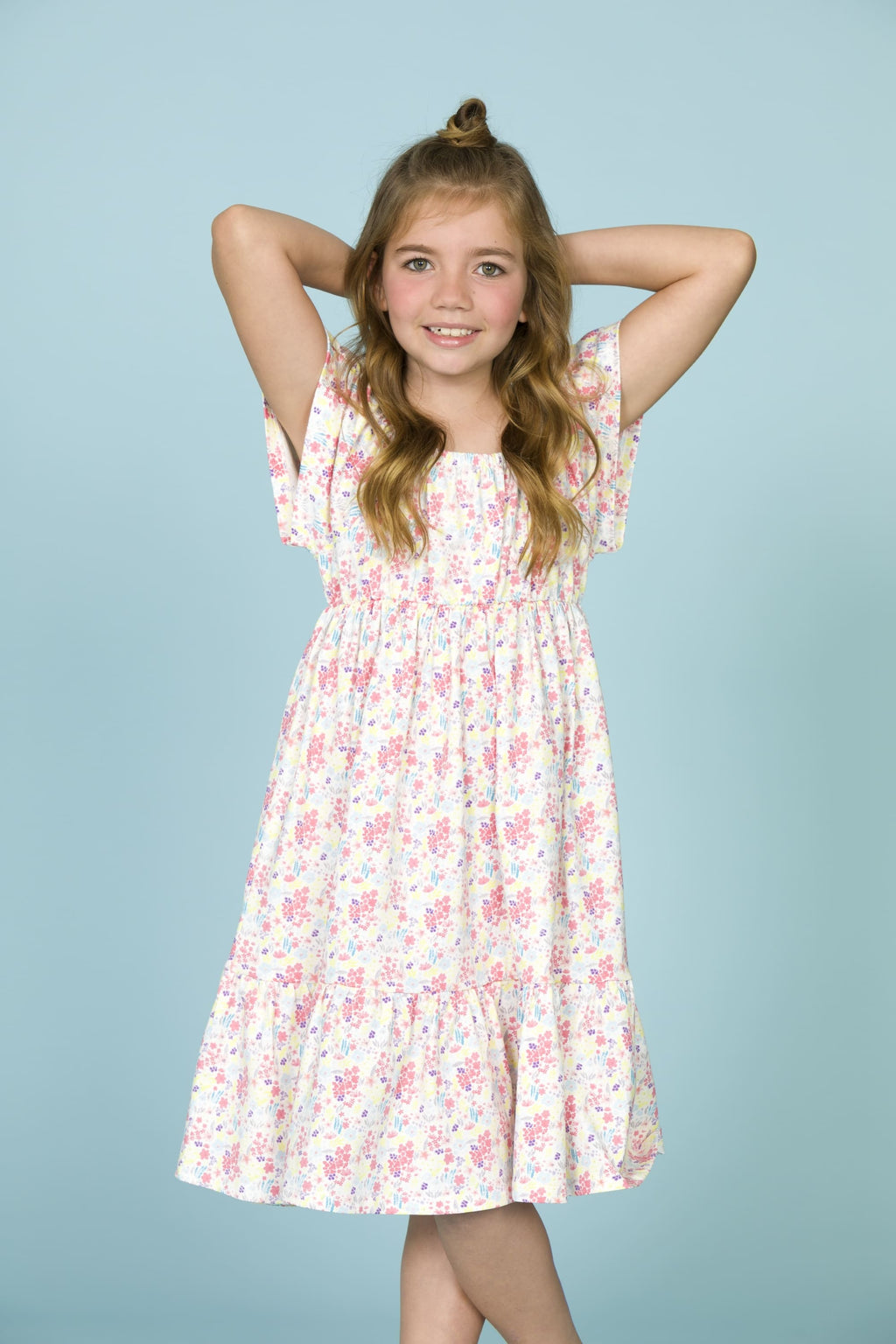 Robe fille imprimée