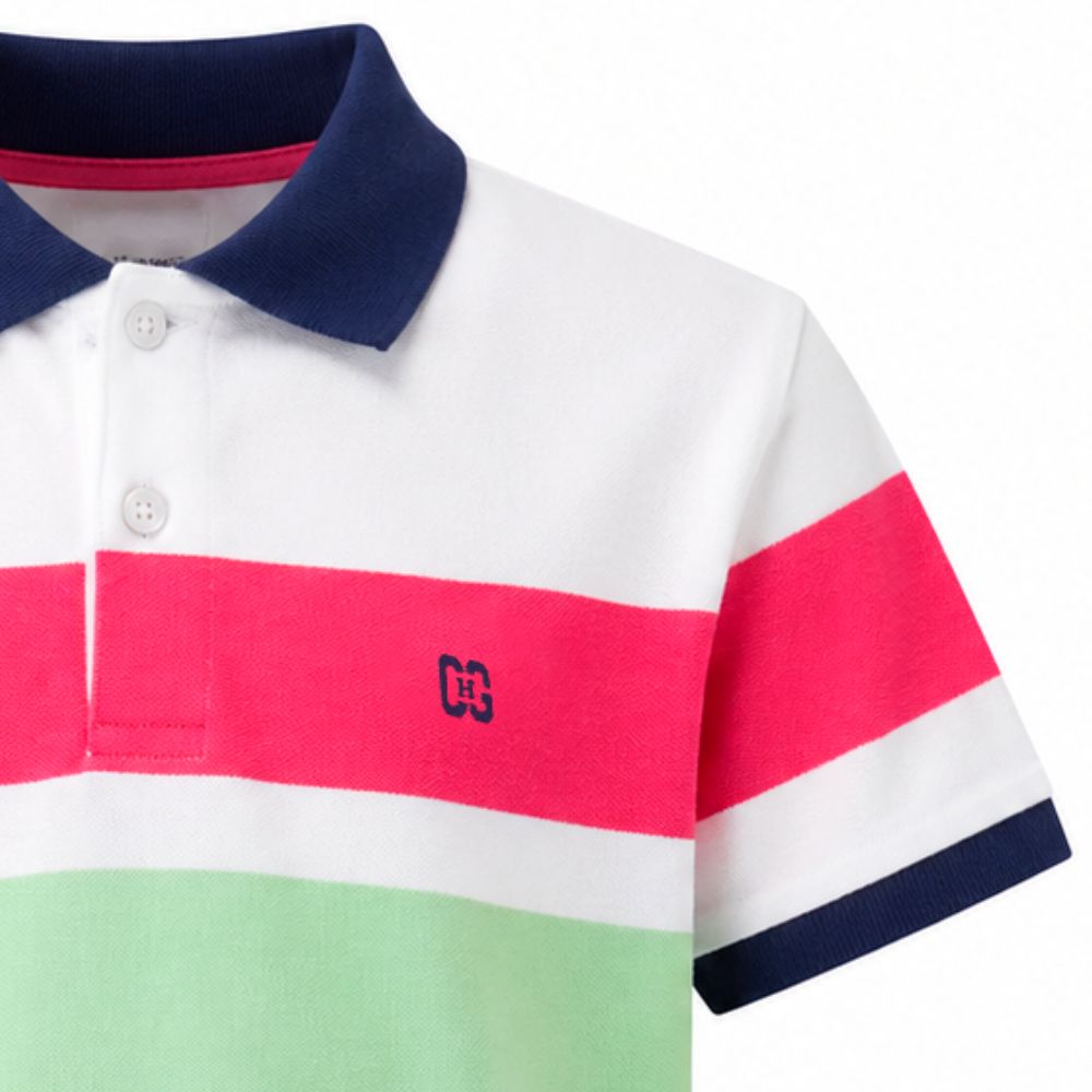 Polo niño rayas multicolor