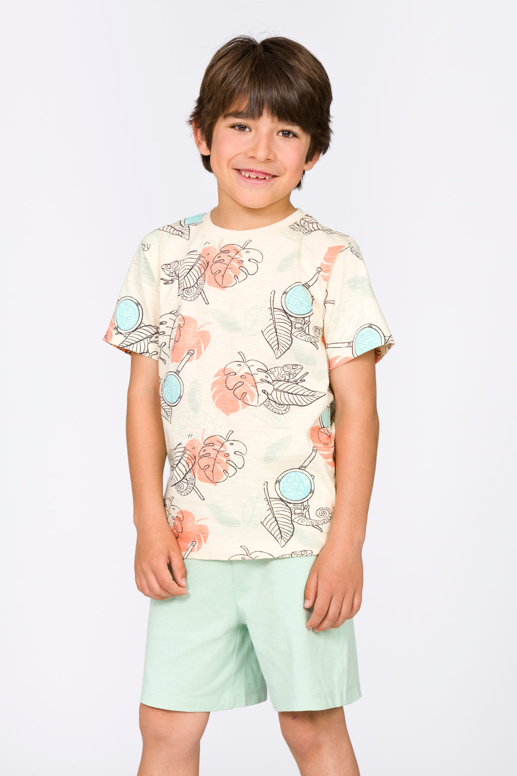 Conjunto Camiseta Y Bermuda de niño multicolor VERANO/Charanga