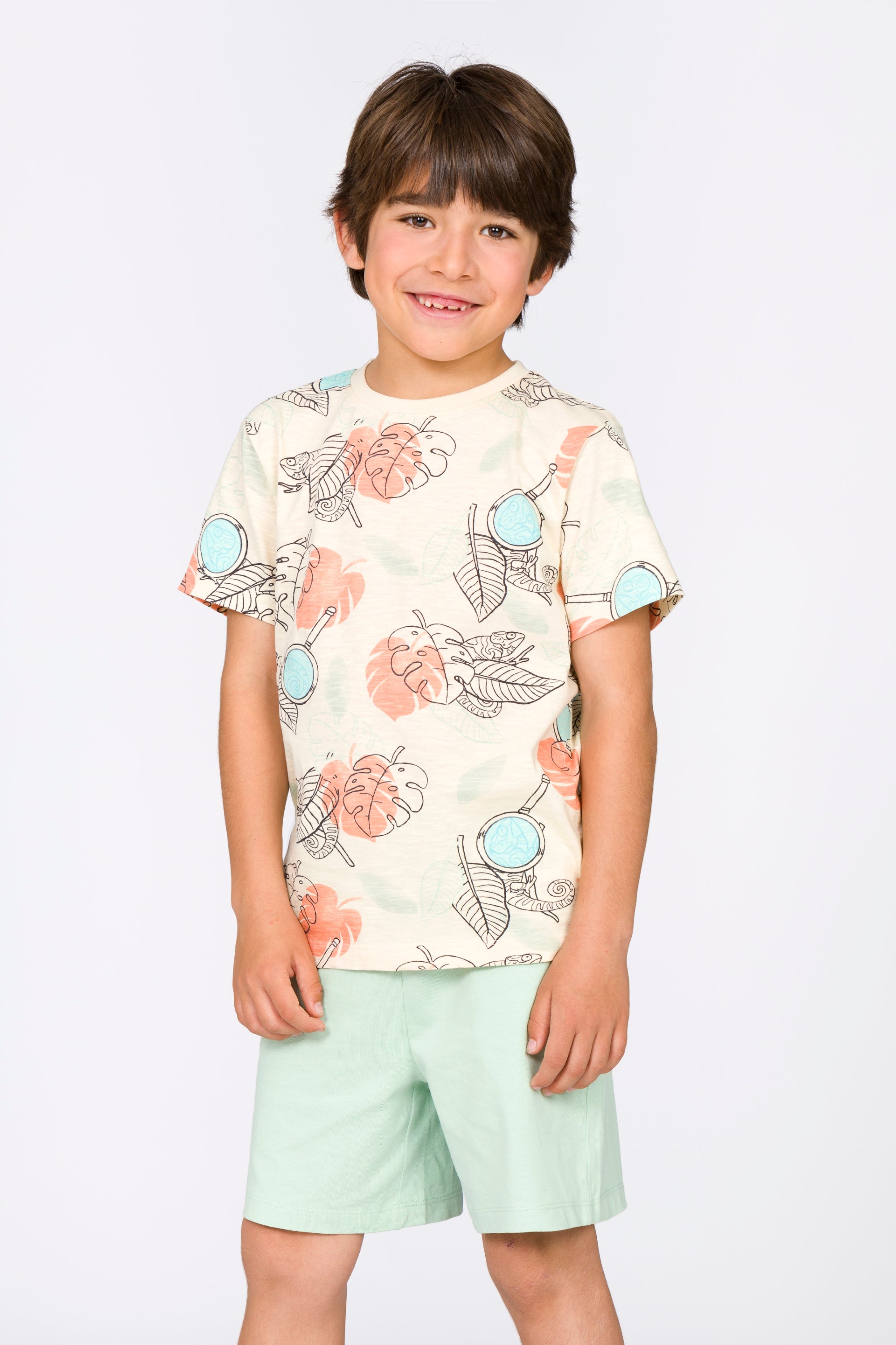Conjunto Camiseta Y Bermuda de niño multicolor VERANO/Charanga
