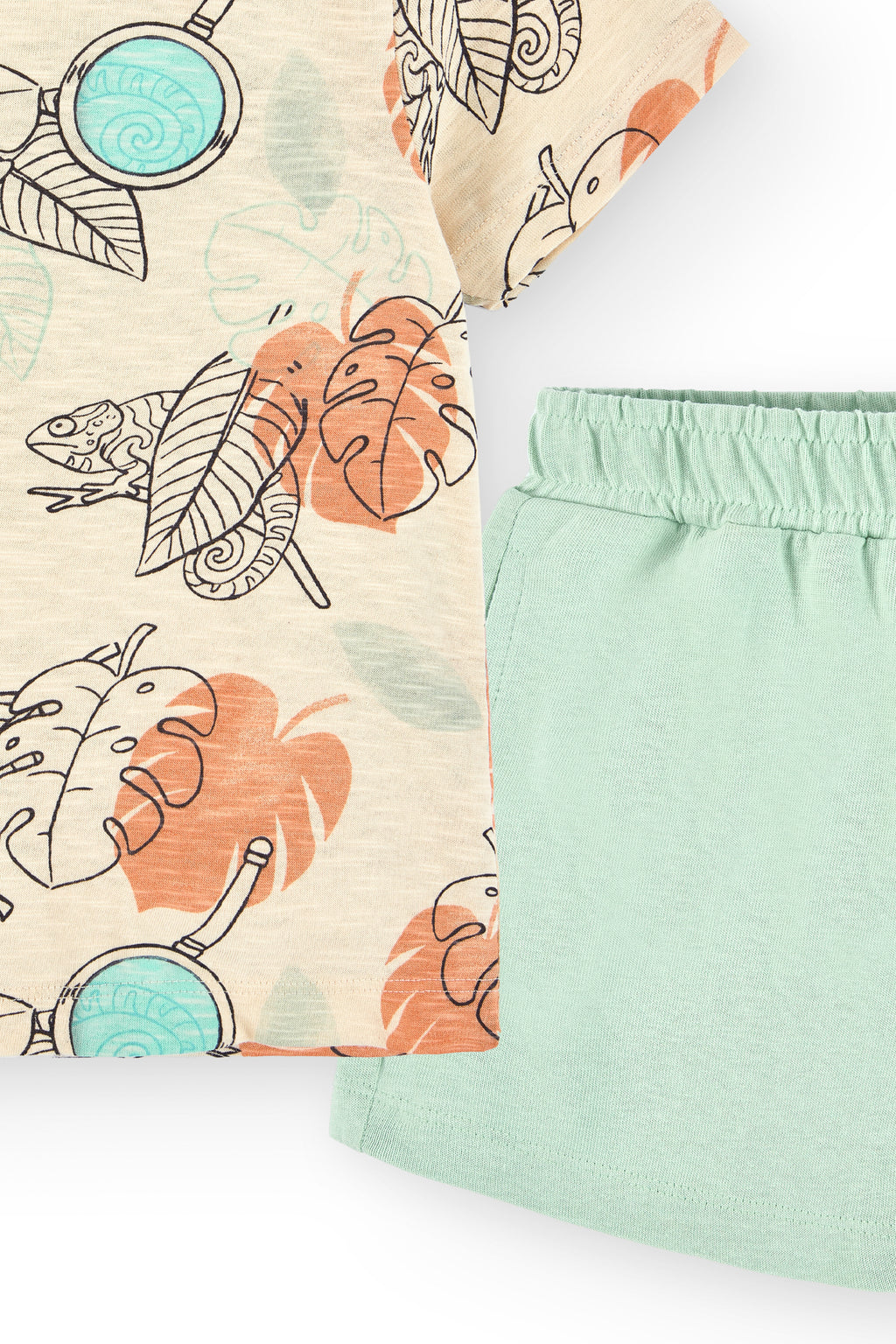 Conjunto Camiseta Y Bermuda de niño multicolor VERANO/Charanga