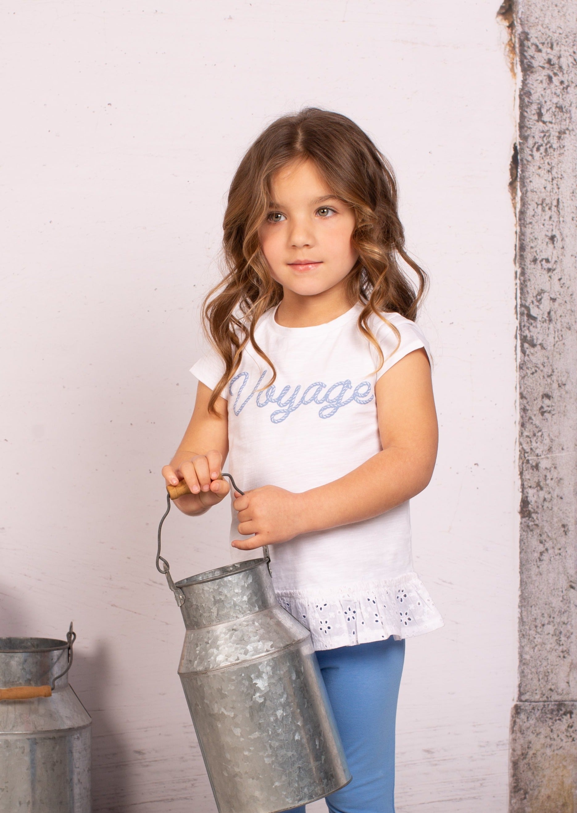 Camiseta de bebé color blanco