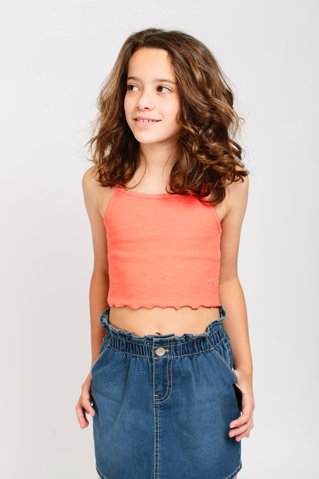 T-shirt Fille Corail