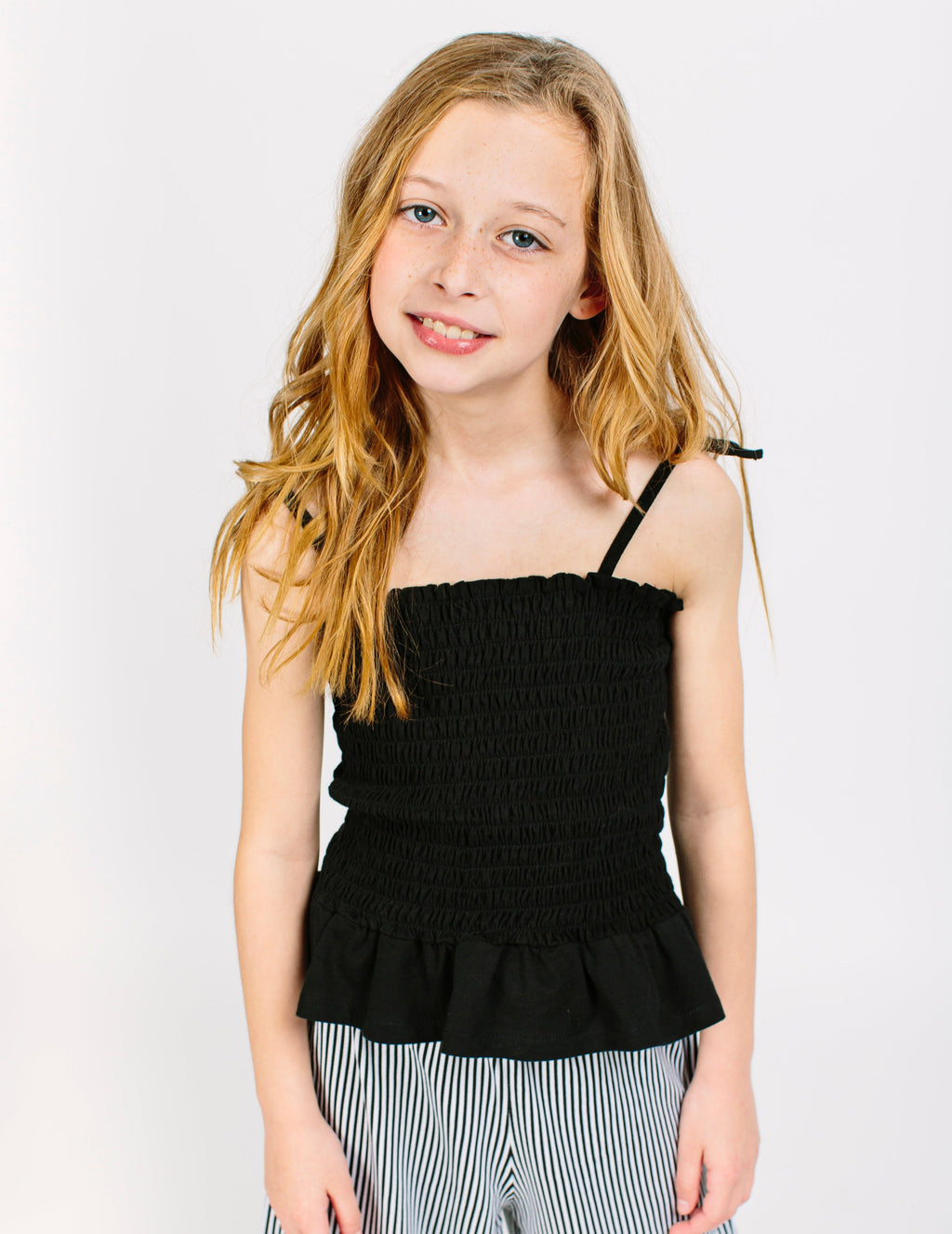 Camiseta de niña negro