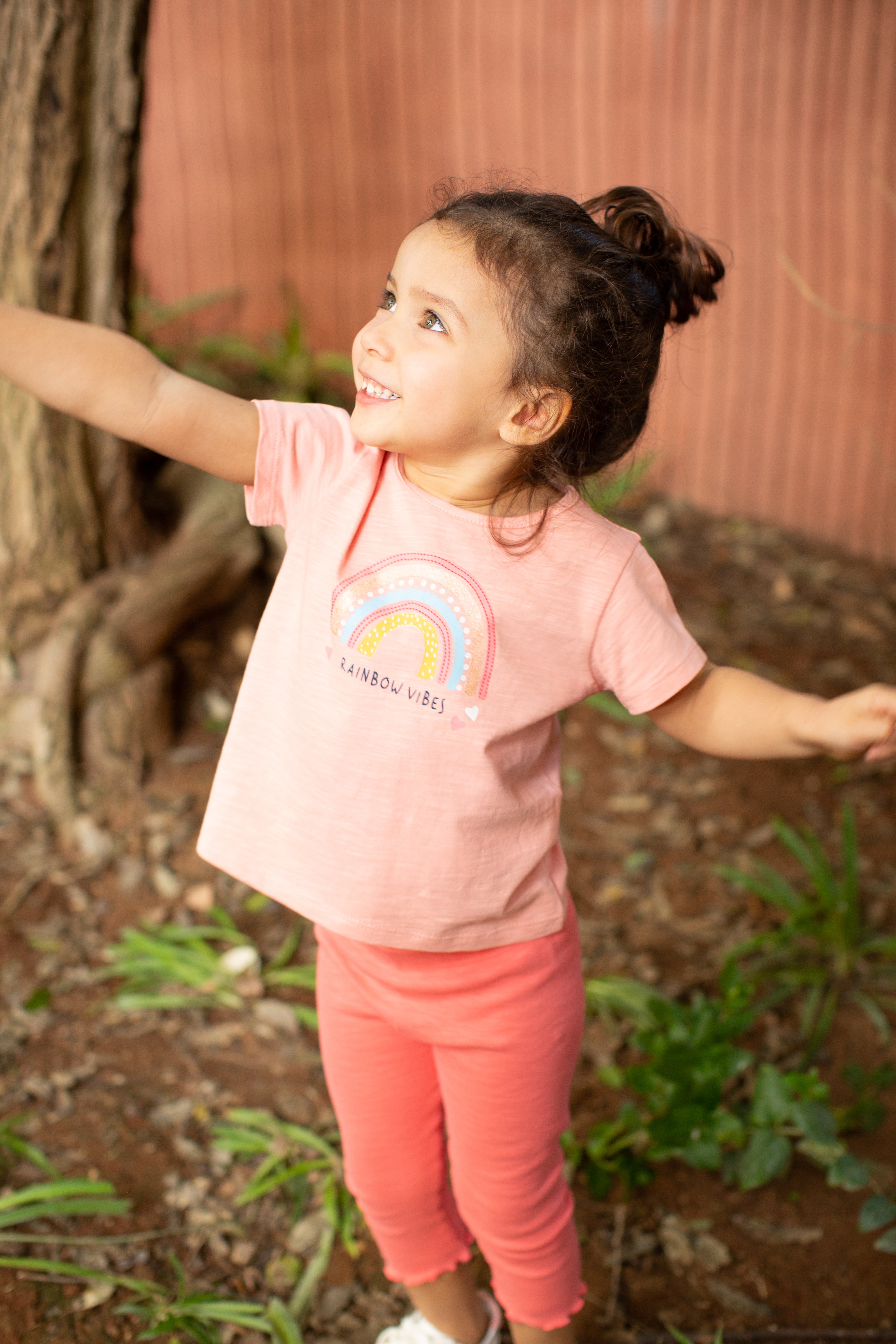 Coral baby t-shirt