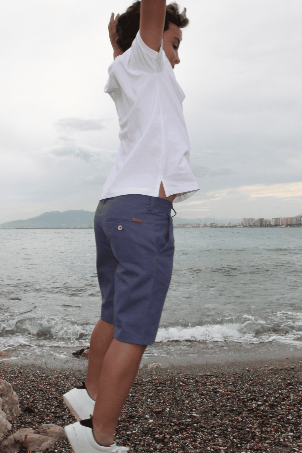 Bermuda de niño azul Cocote & Charanga