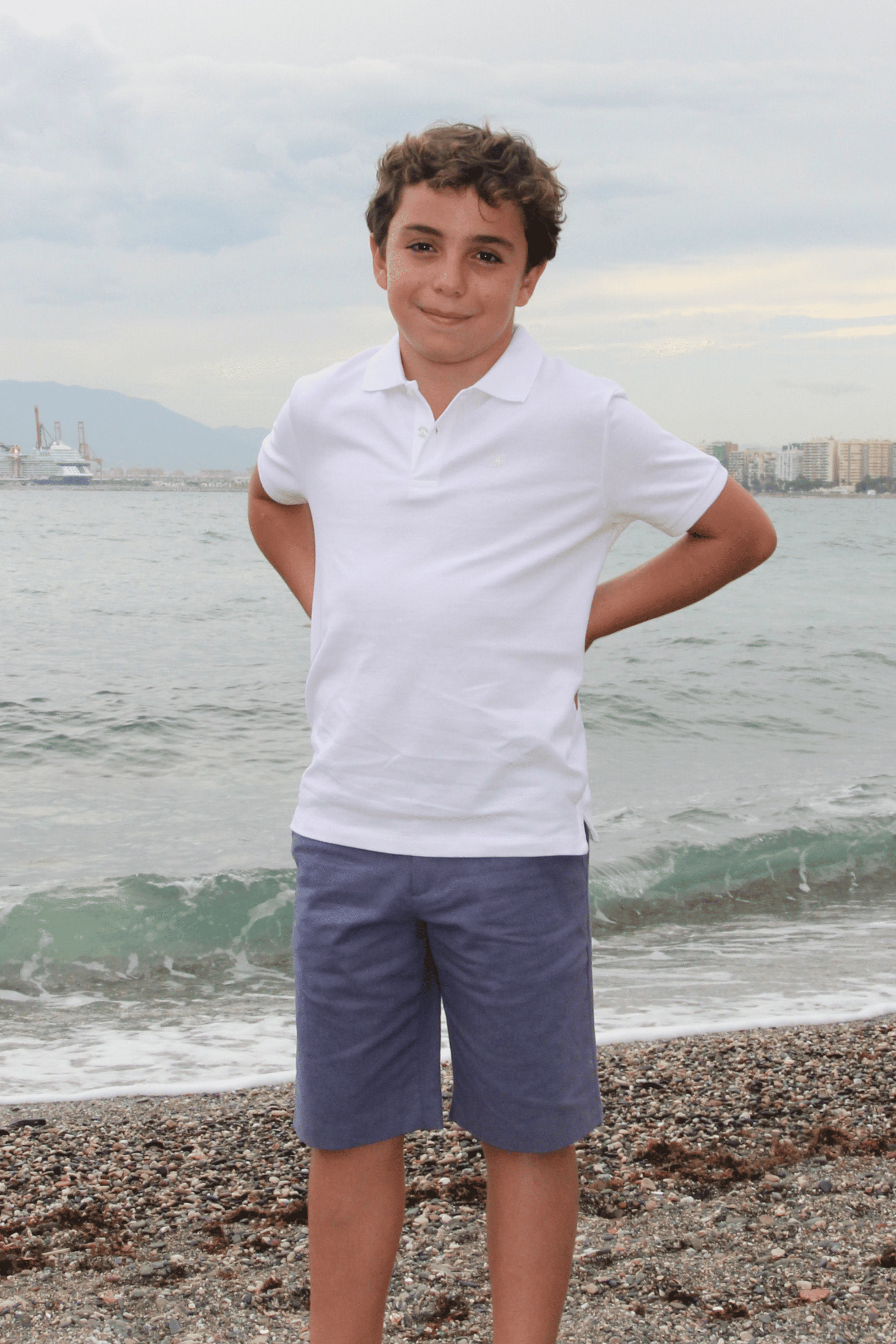 Bermuda de niño azul Cocote & Charanga