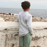 Cocote y Charanga green boy's Bermuda shorts