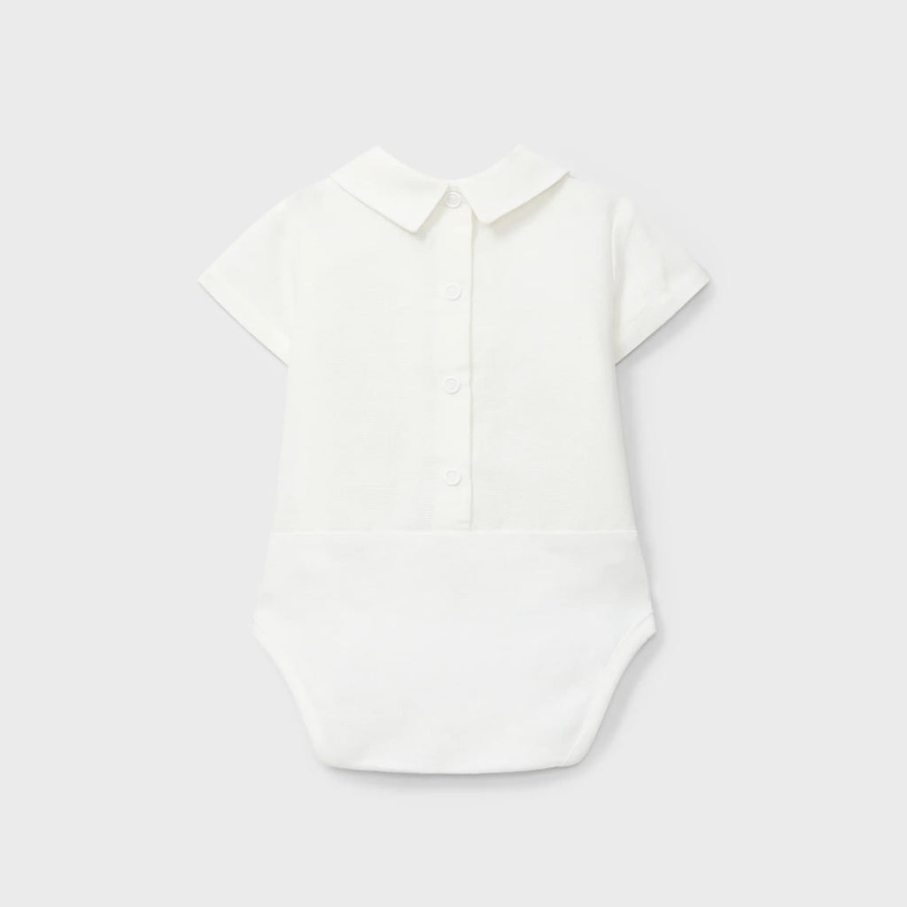 Body de lino y punto crudo recién nacido | Dr. Kid by Charanga