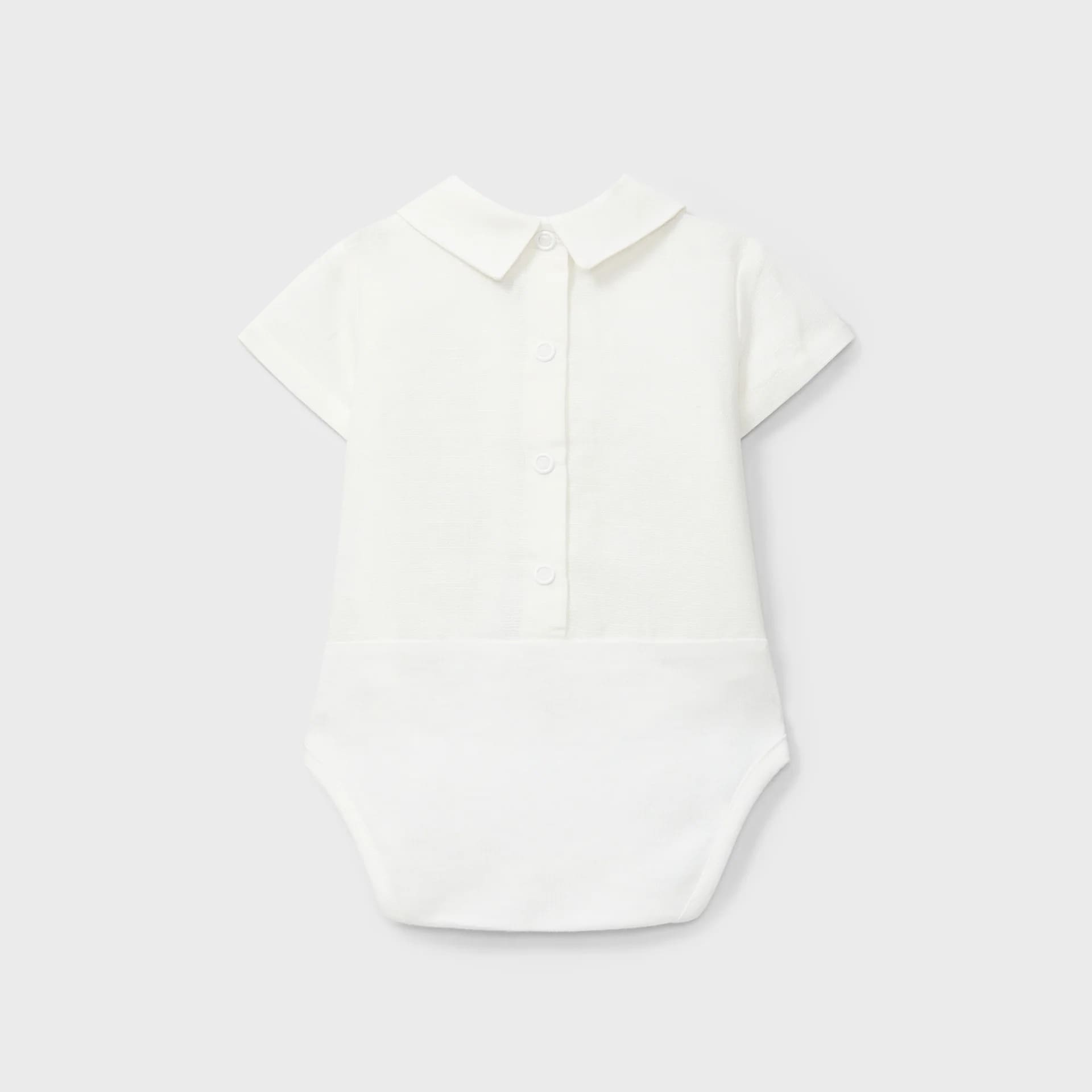 Body de lino y punto crudo recién nacido | Dr. Kid by Charanga