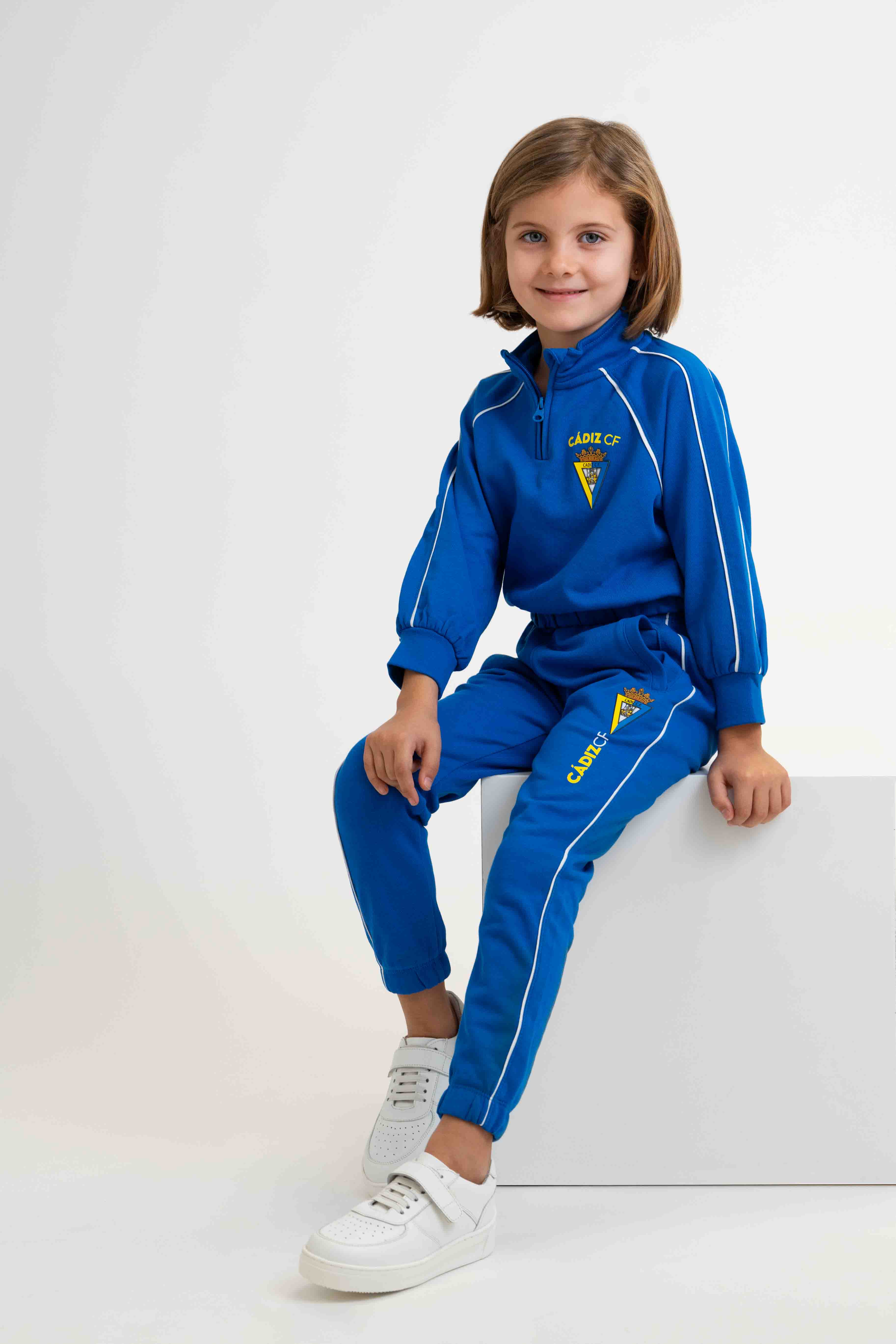 Sudadera de niña azul - Cádiz CF