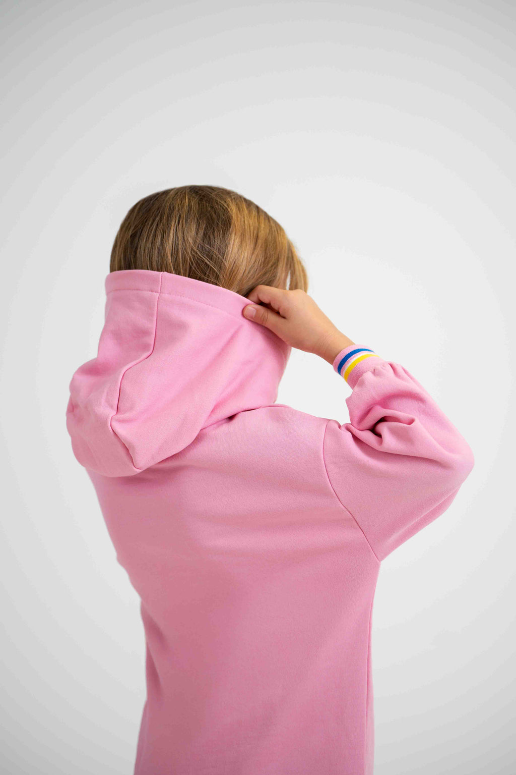 Vestido rosa con capucha niña - Cádiz CF