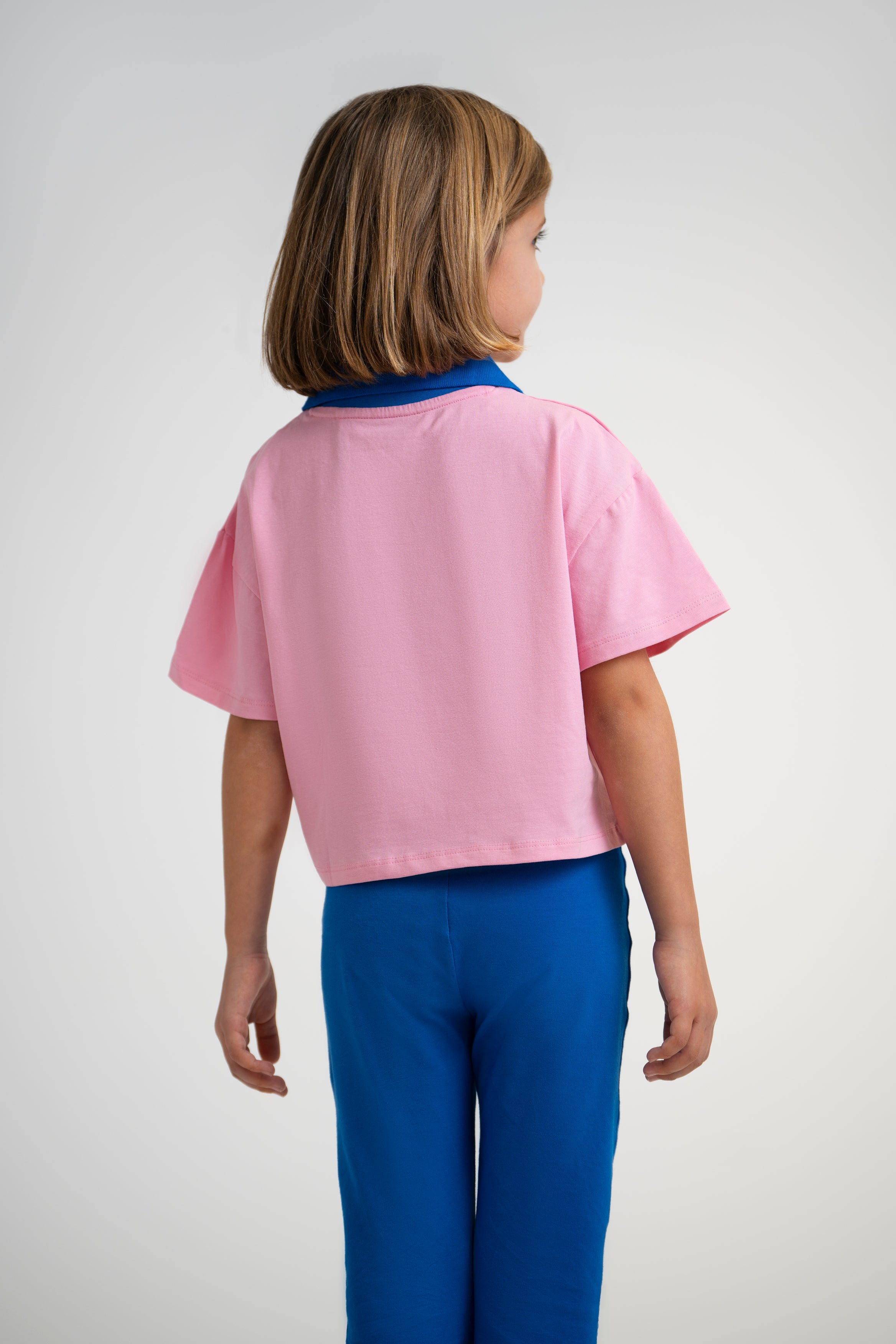 Camiseta rosa con cuello azul - Cádiz CF