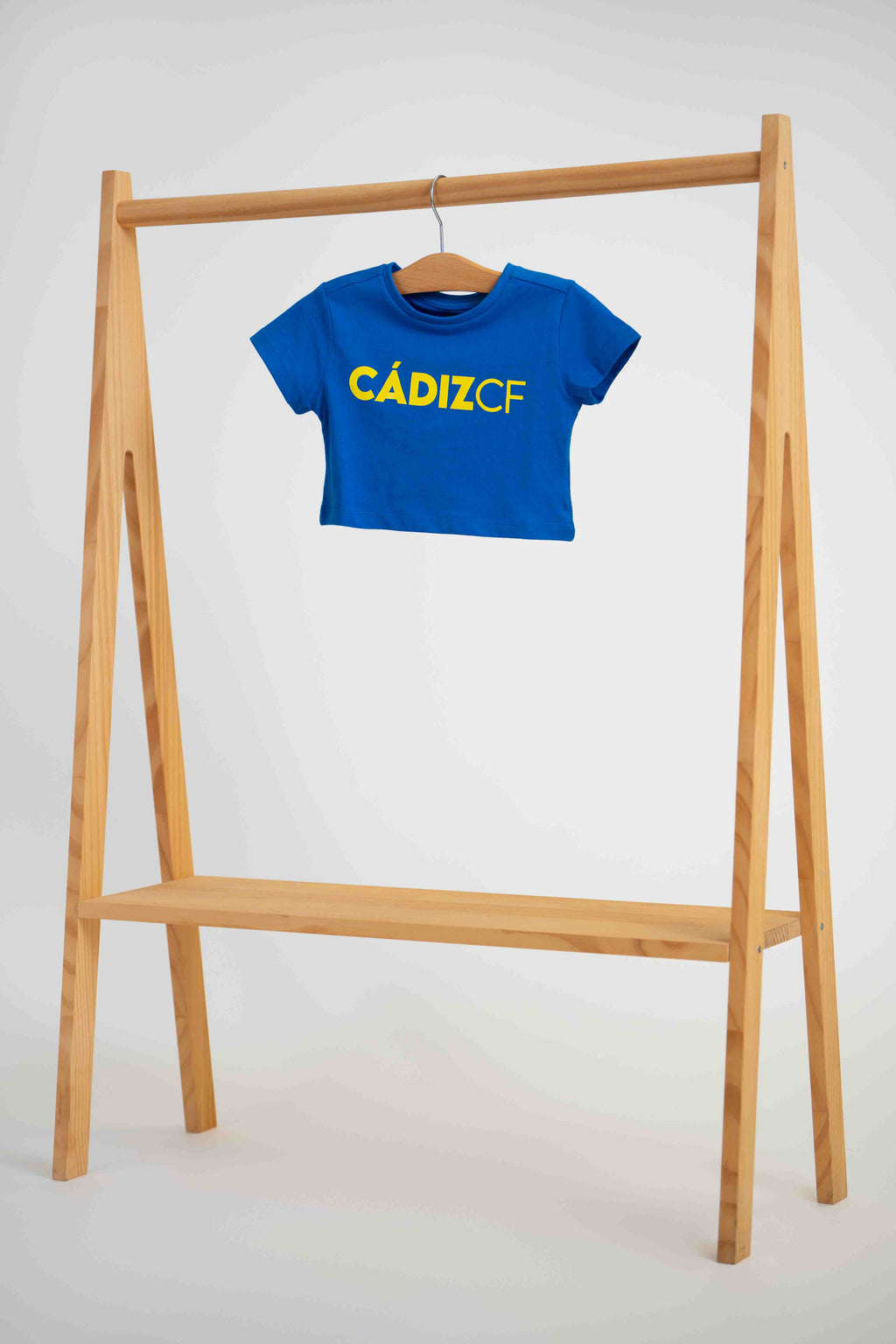Camiseta crop azul niña -  Cádiz CF