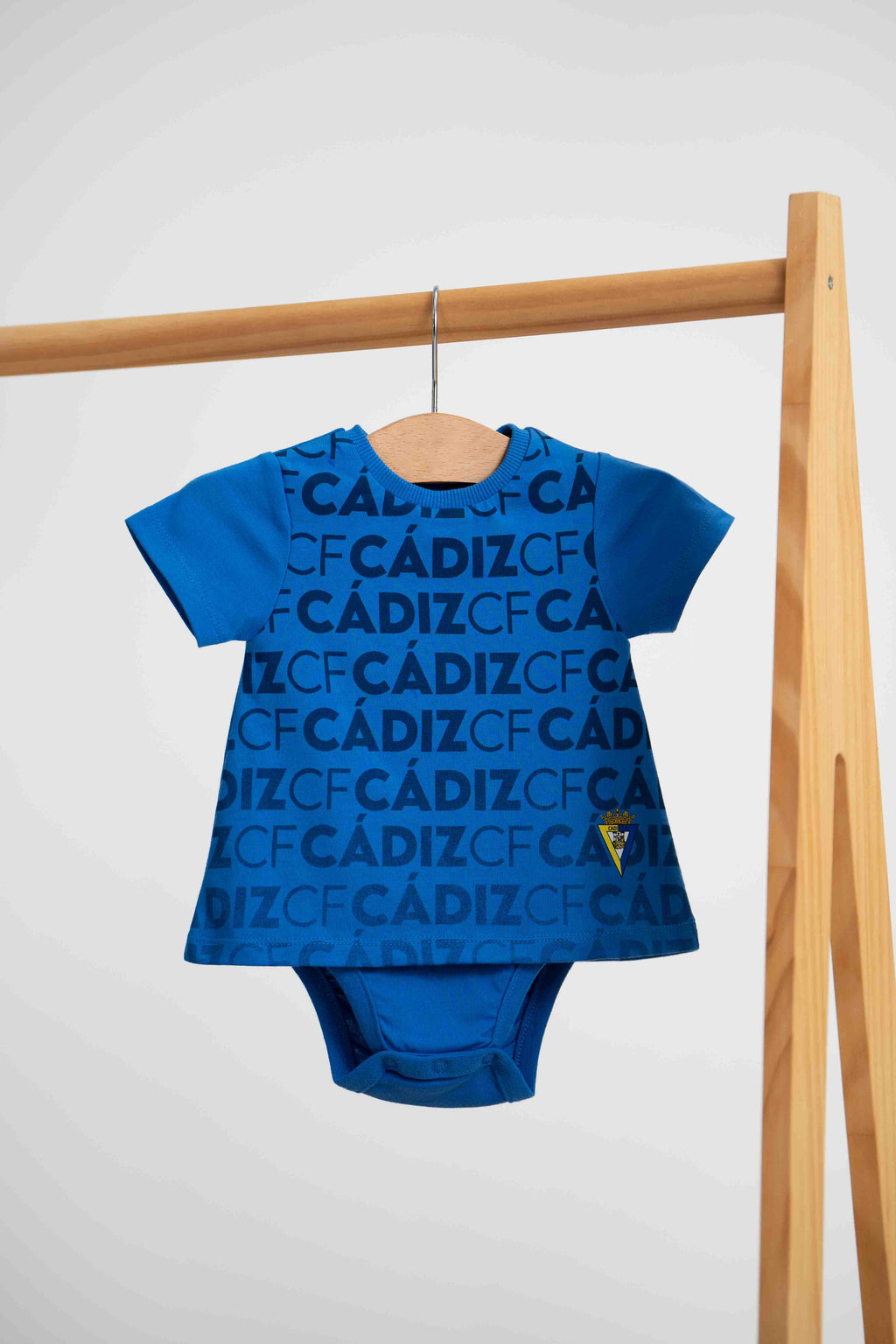 Body de manga corta bebé azul -  Cádiz CF