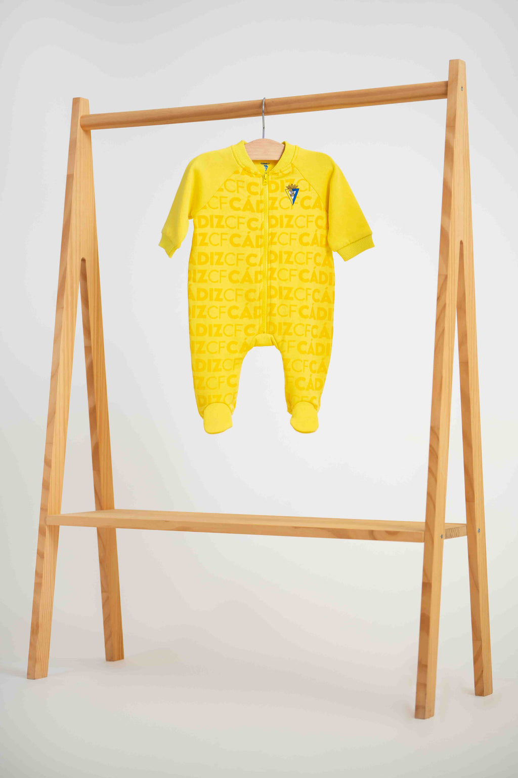 Pelele amarillo con cremallera - Cádiz CF