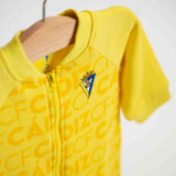 Pelele amarillo con cremallera - Cádiz CF