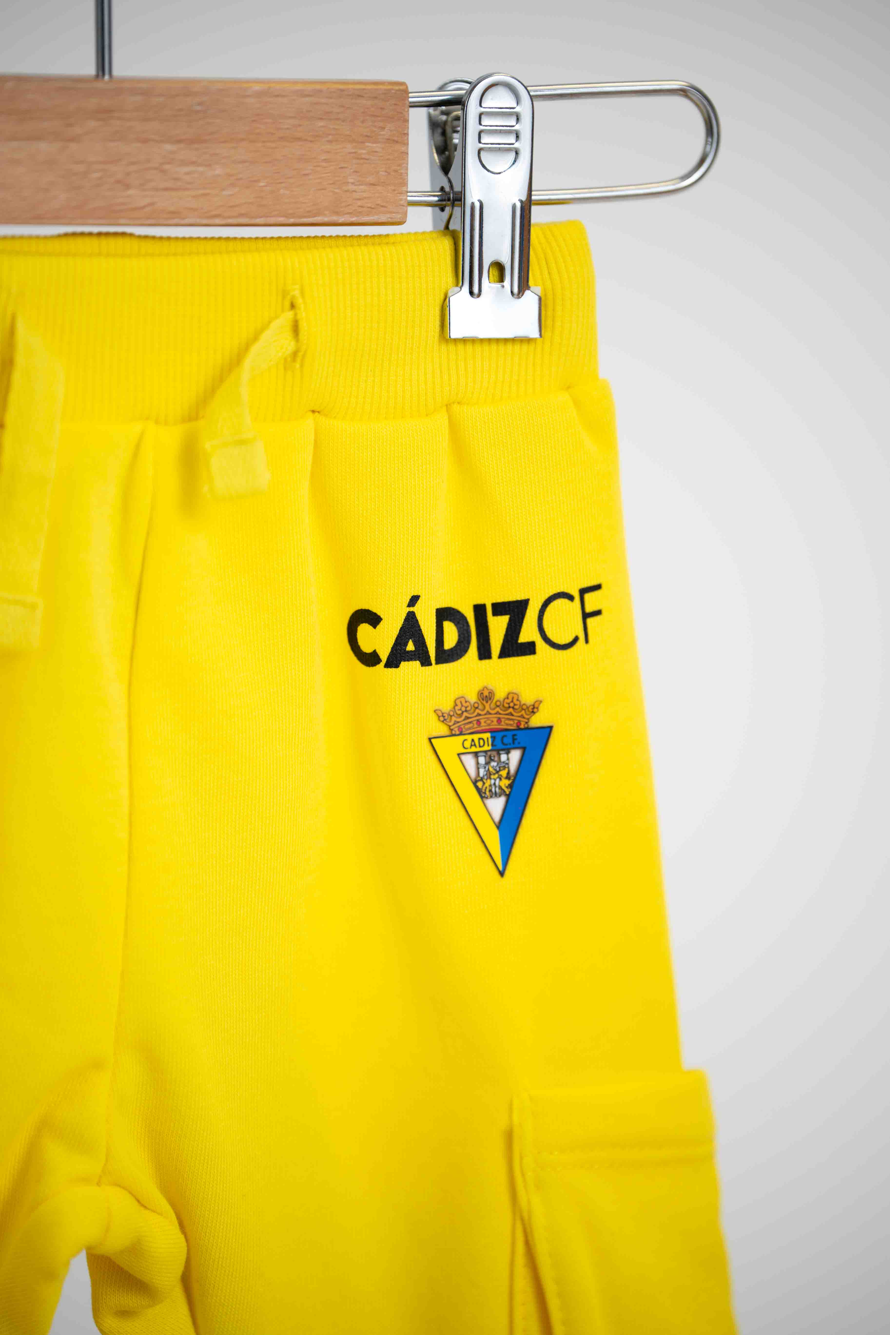 Pantalón cargo amarillo bebé - Cádiz CF